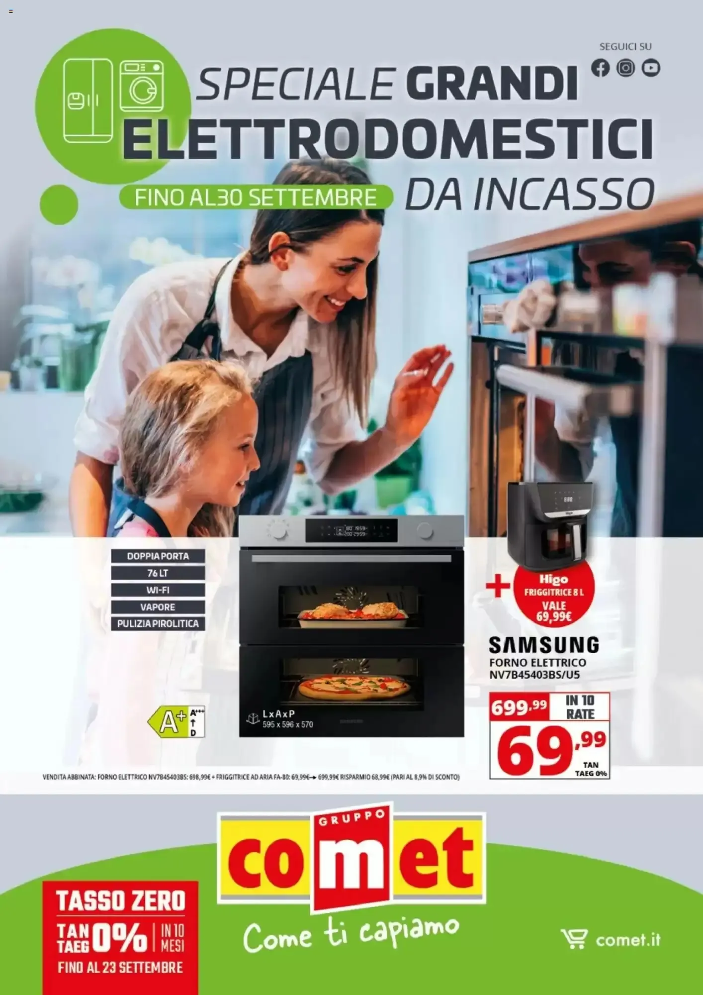 Copertina Comet - Volantino Comet