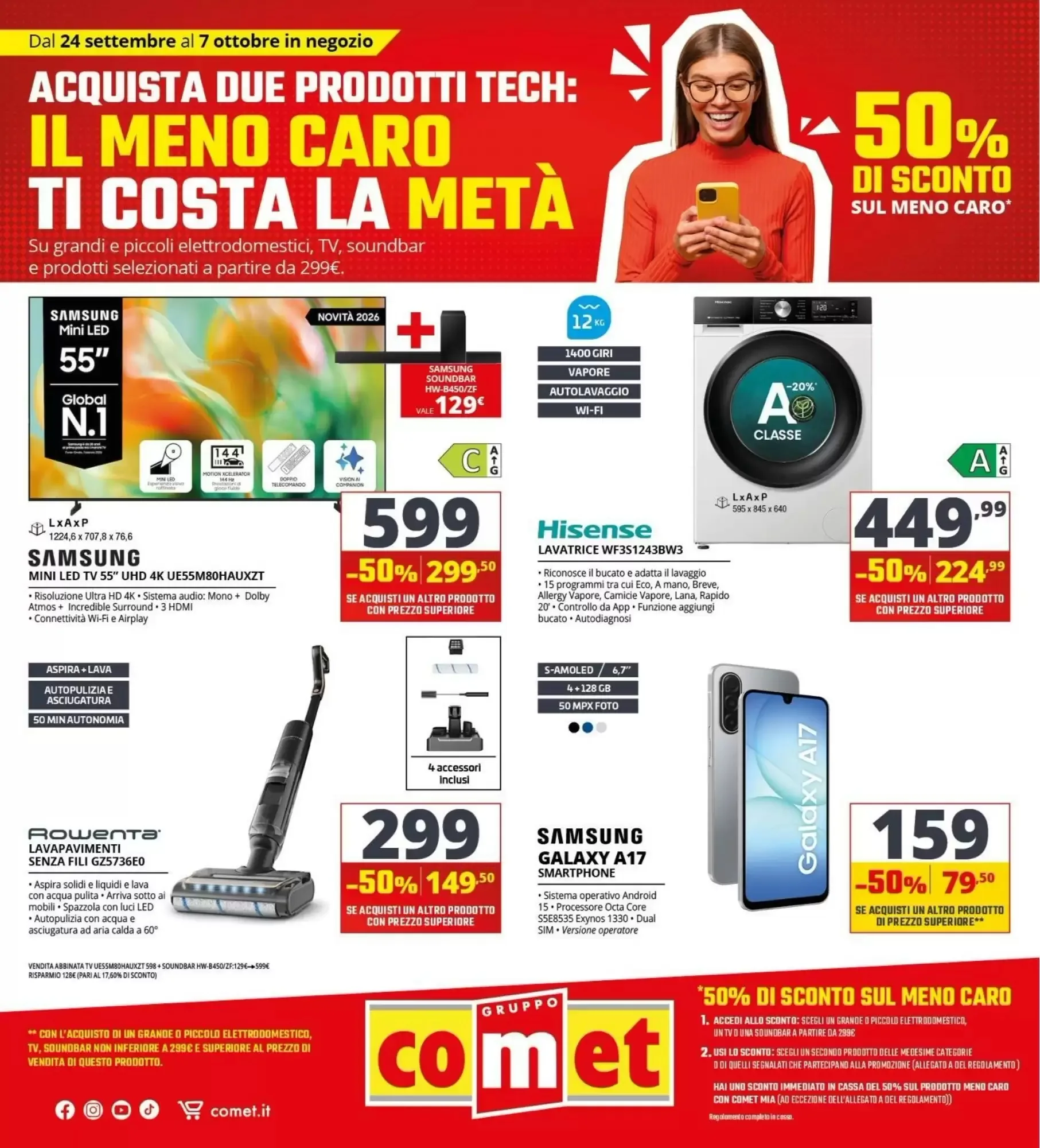 Copertina Comet - Volantino Comet