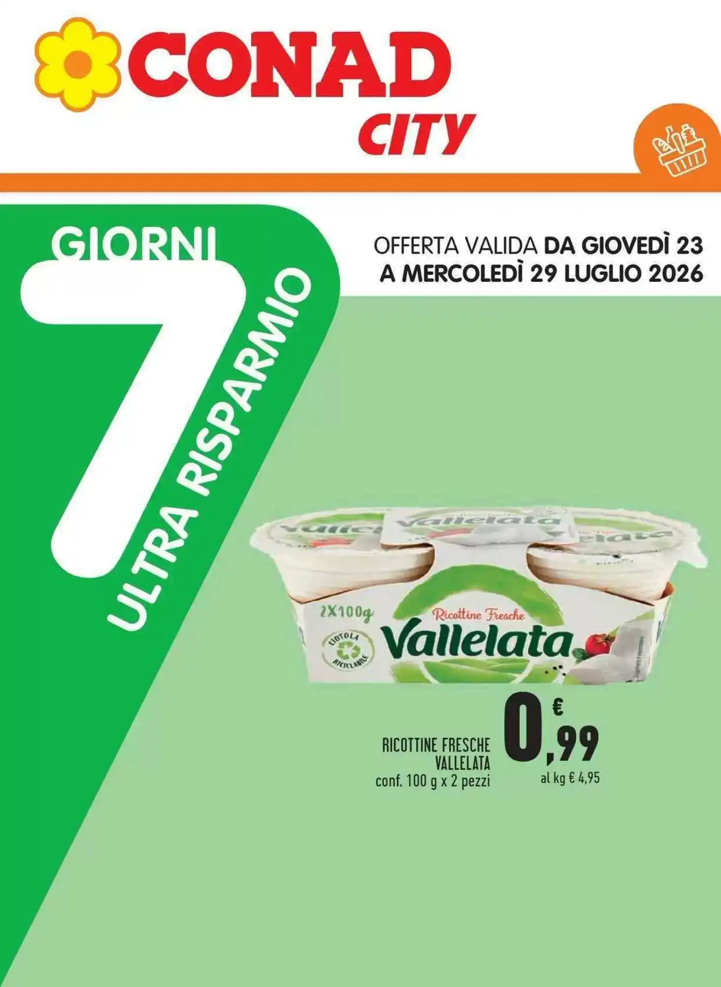 Copertina Conad City - Volantino Conad City