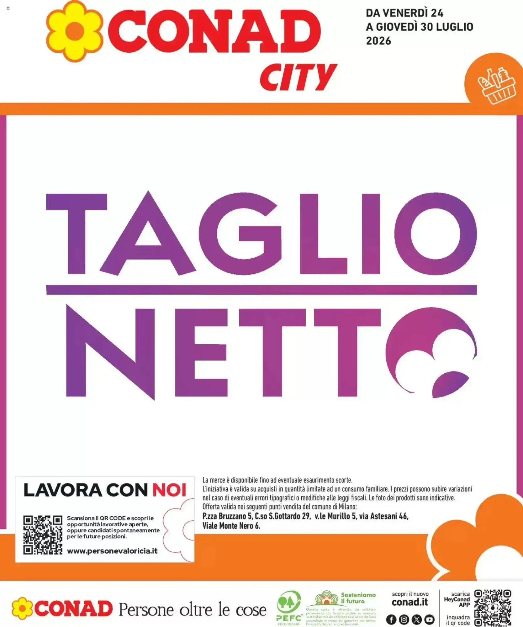 Copertina Conad City - Volantino Conad City
