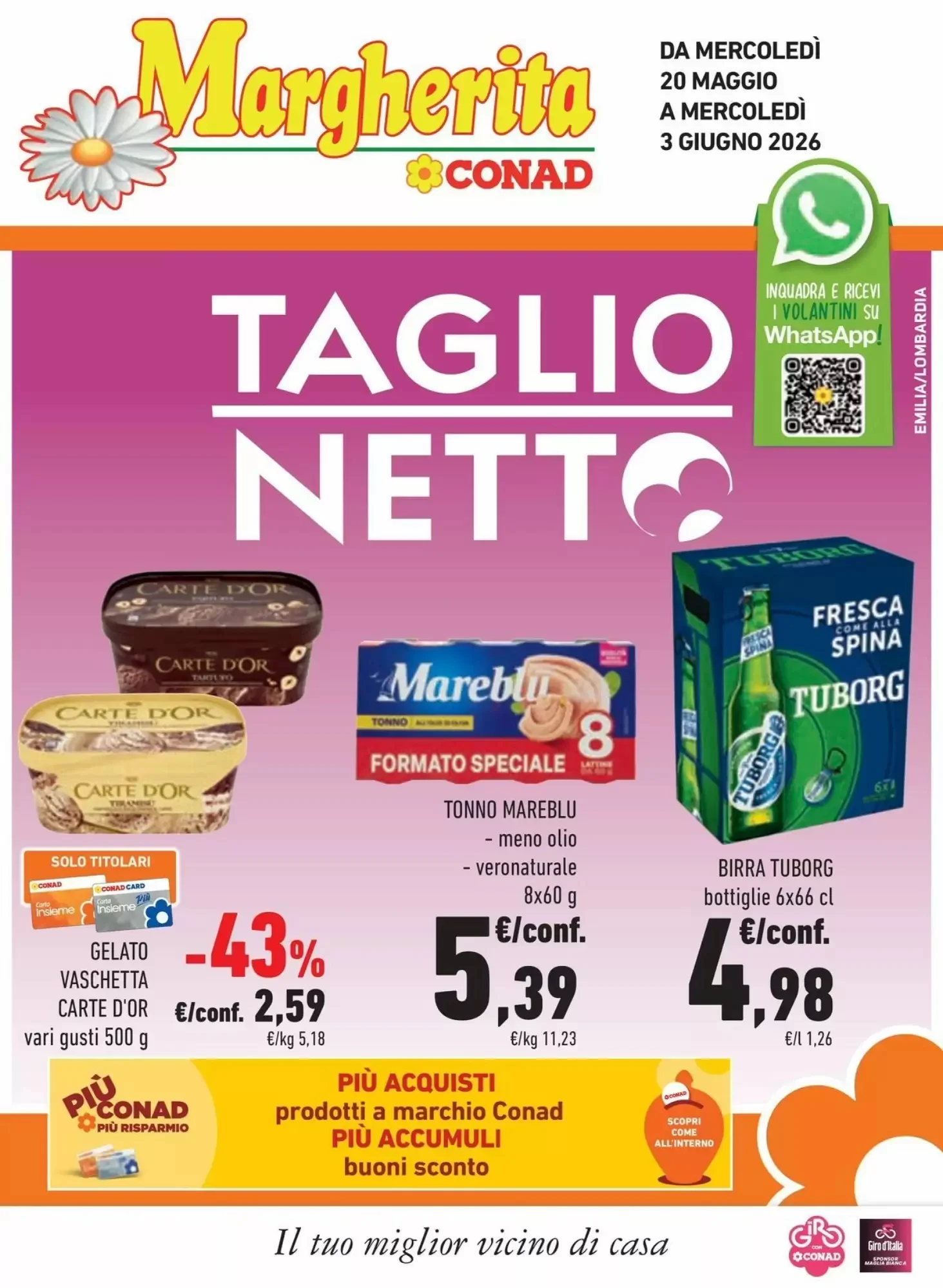 Copertina Conad Margherita - Volantino Conad Margherita