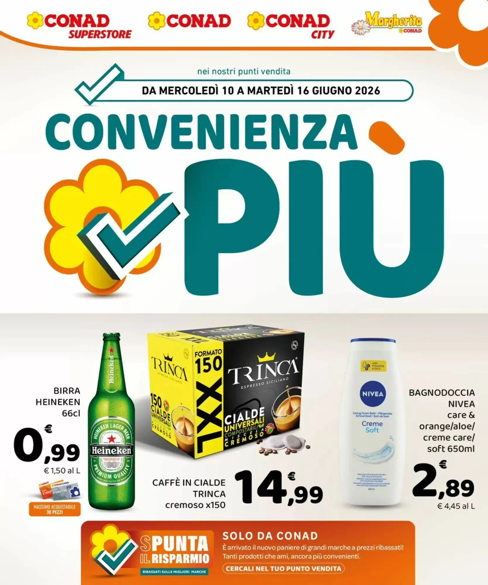 Copertina Conad Margherita - Volantino Conad Margherita