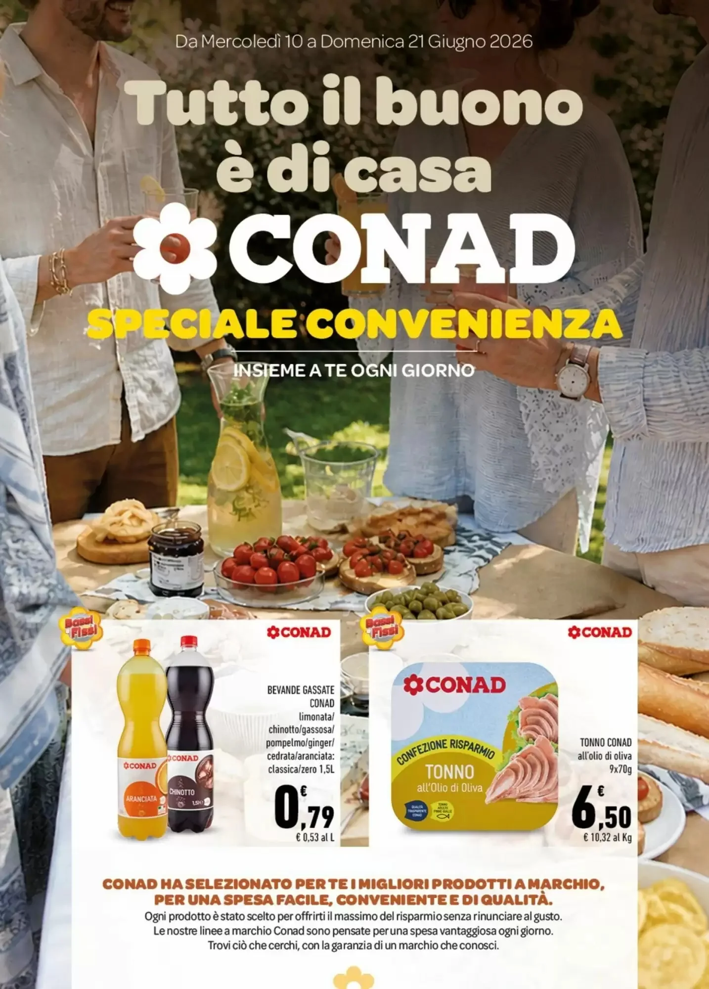 Copertina Conad Margherita - Volantino Conad Margherita