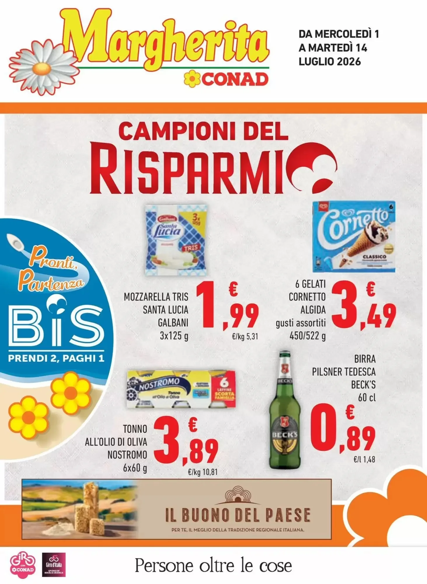Copertina Conad Margherita - Volantino Conad Margherita