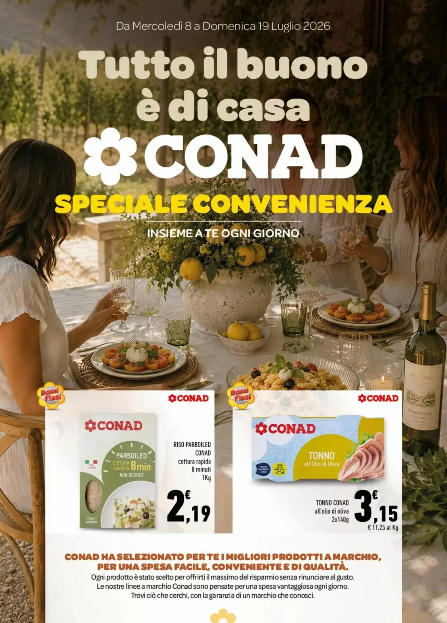 Copertina Conad Margherita - Volantino Conad Margherita