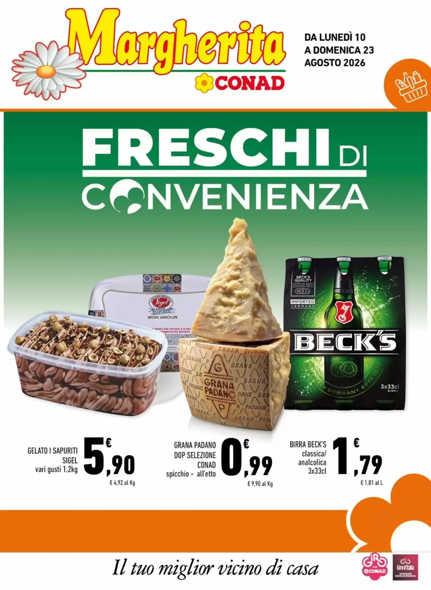 Copertina Conad Margherita - Volantino Conad Margherita