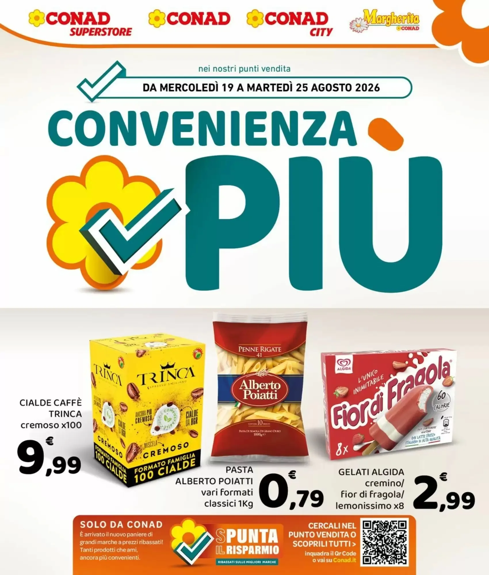 Copertina Conad Margherita - Volantino Conad Margherita