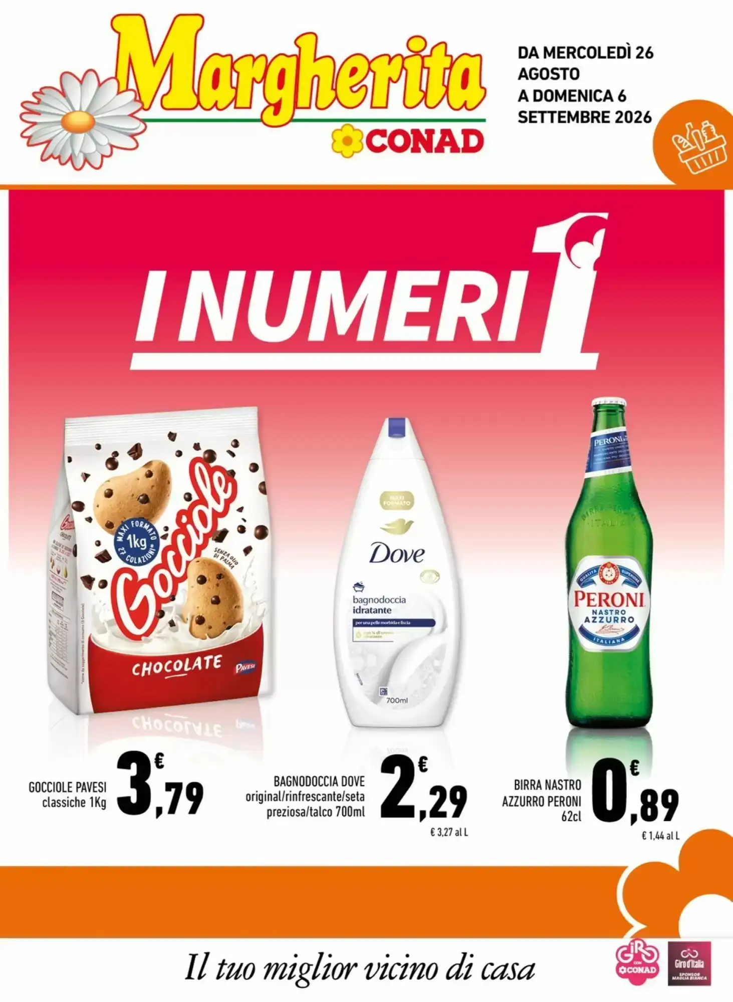 Copertina Conad Margherita - Volantino Conad Margherita