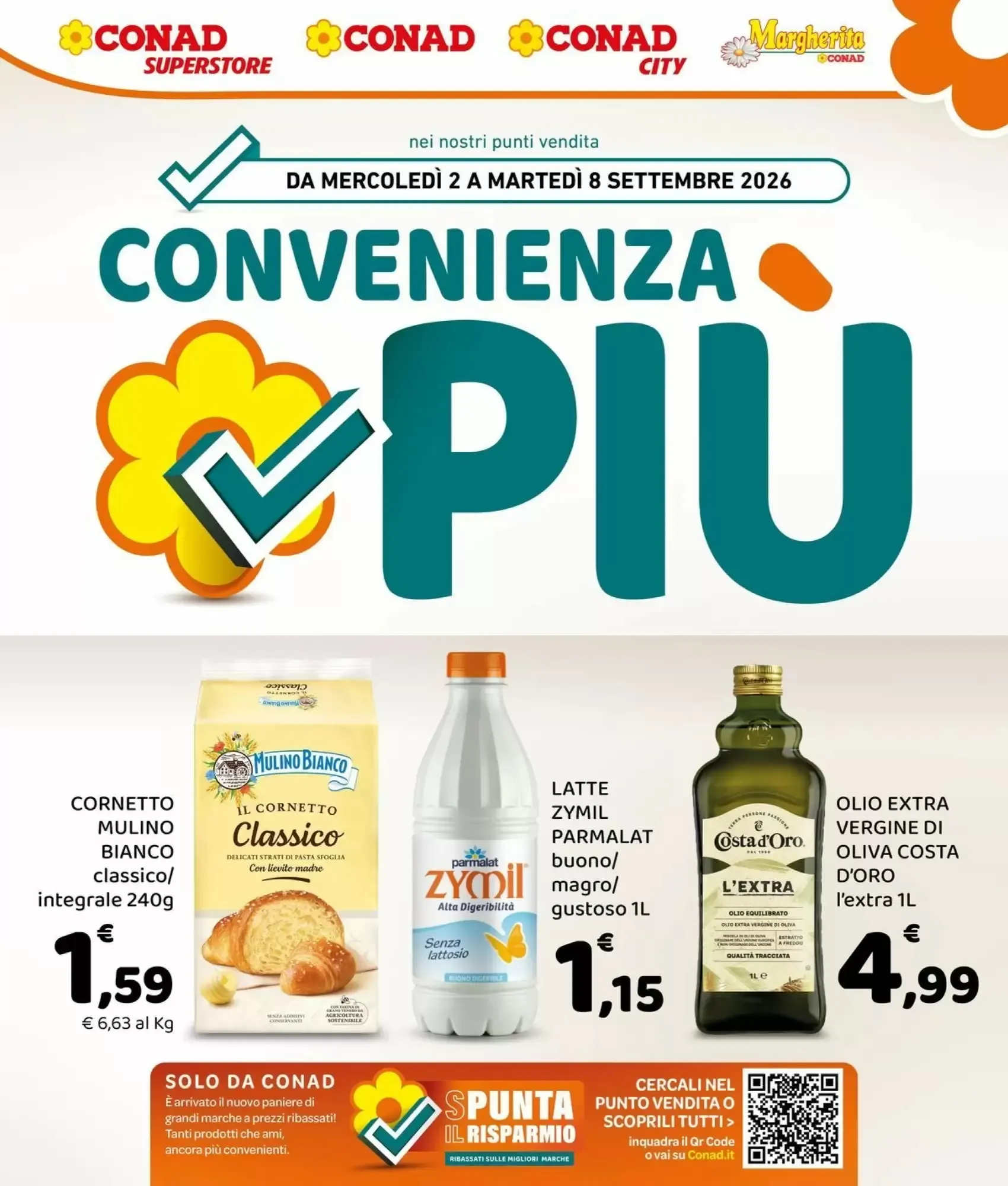 Copertina Conad Margherita - Volantino Conad Margherita