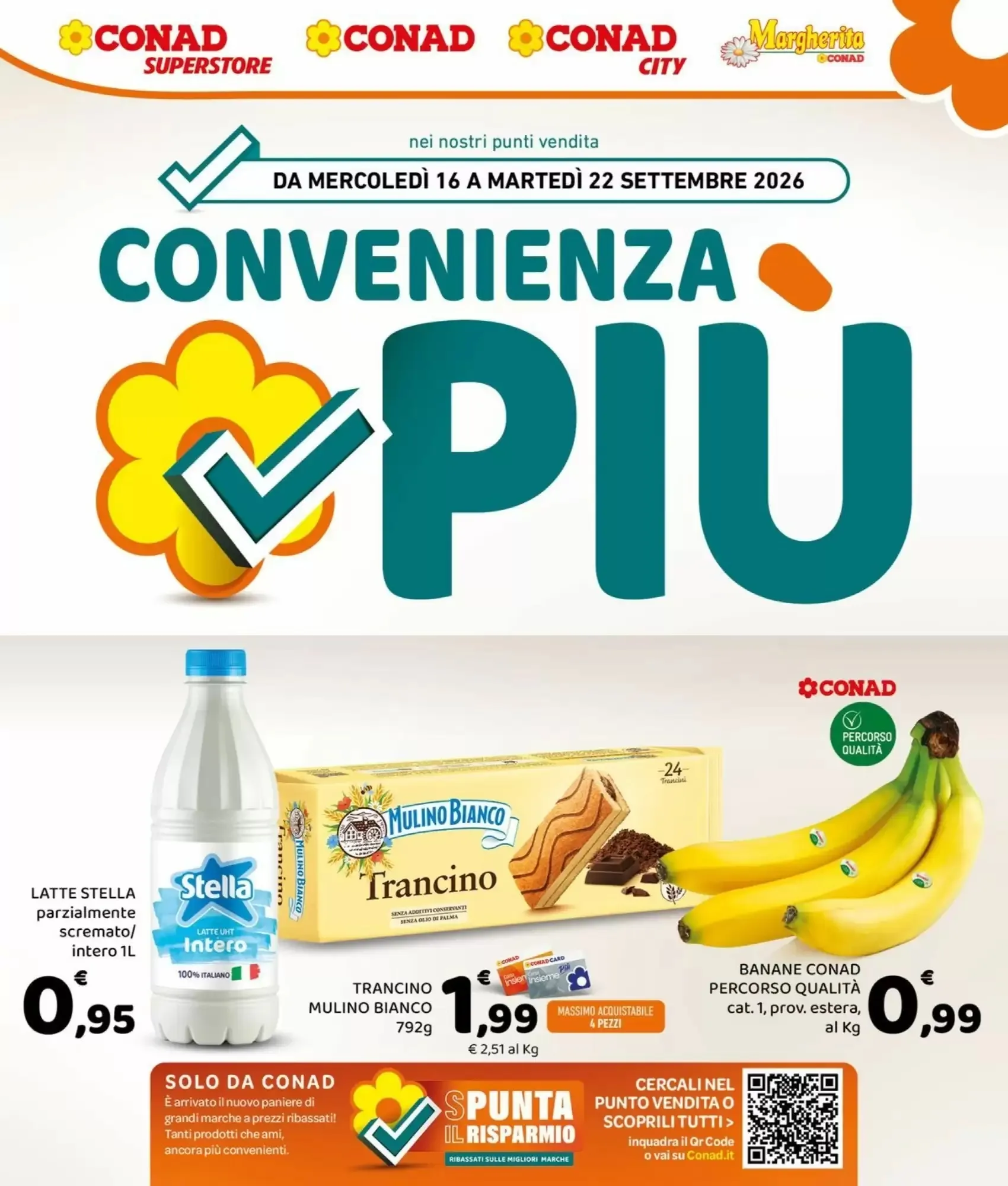 Copertina Conad Margherita - Volantino Conad Margherita