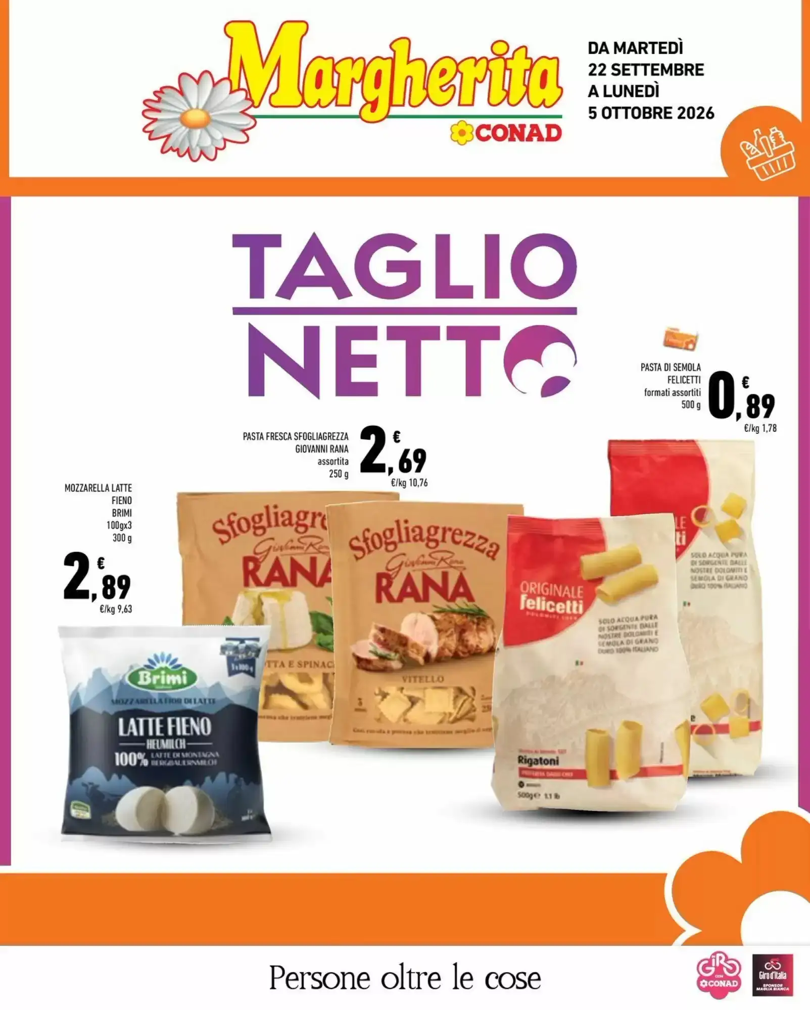 Copertina Conad Margherita - Volantino Conad Margherita