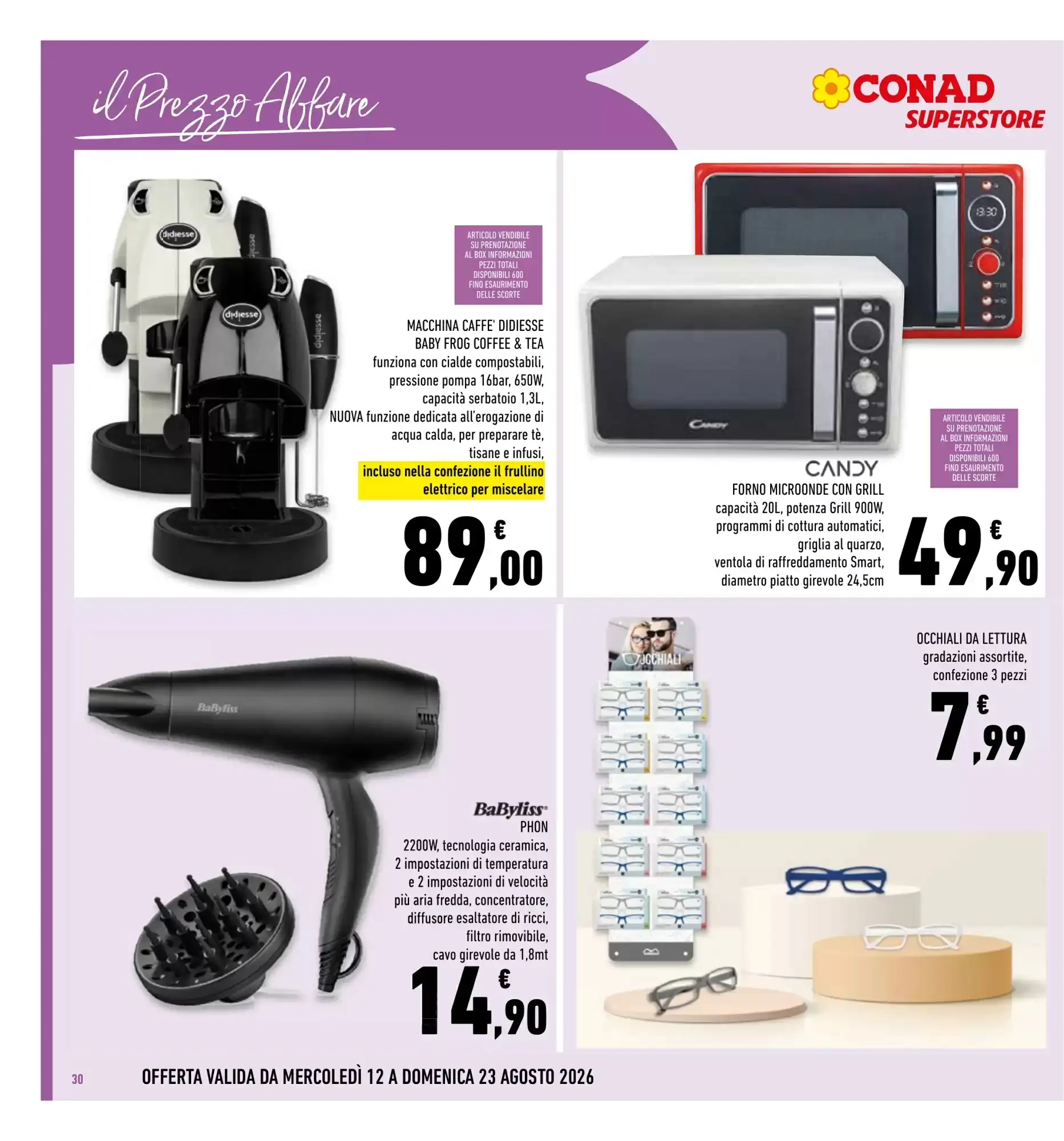 Volantino Conad Superstore Volantino Conad Superstore pagina 30