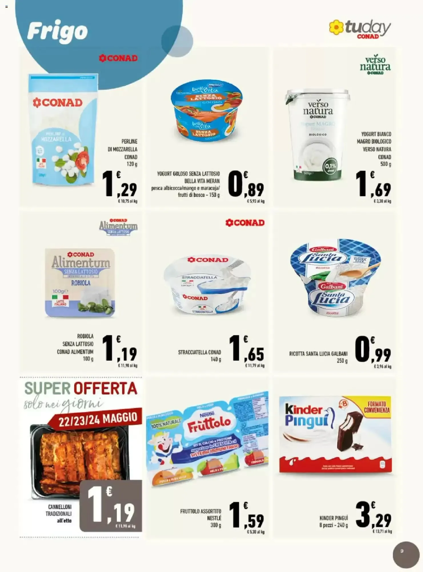 Volantino Conad Tuday Volantino Conad Tuday pagina 9