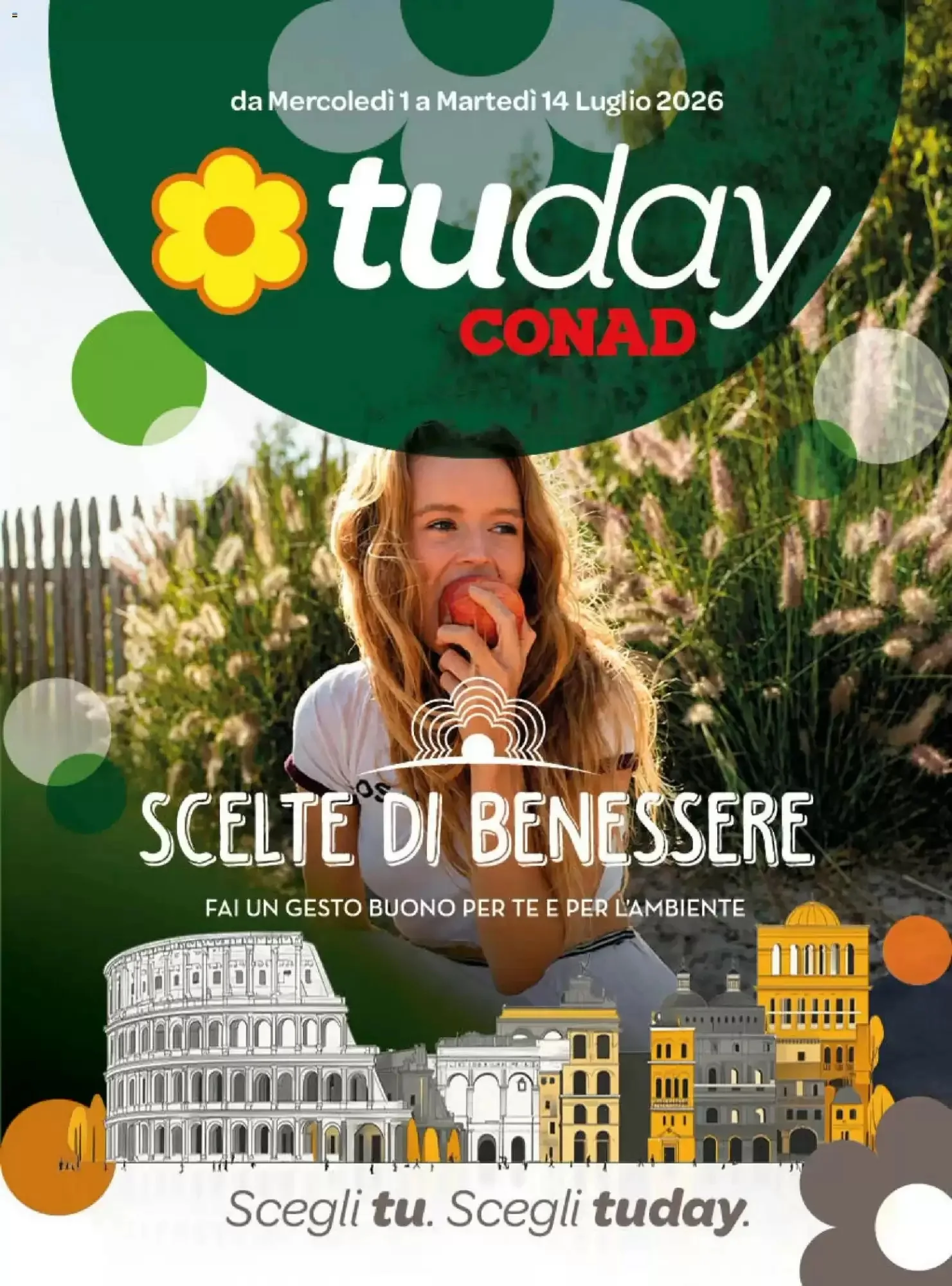 Copertina anteprima Conad Tuday - Offerte Conad Tuday: il nuovo volantino dal 1 al 14 luglio 2026