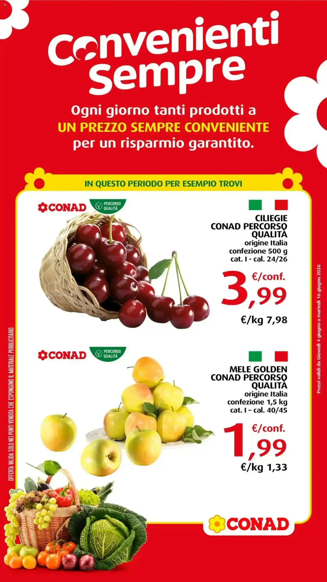 Copertina Conad - Volantino Conad