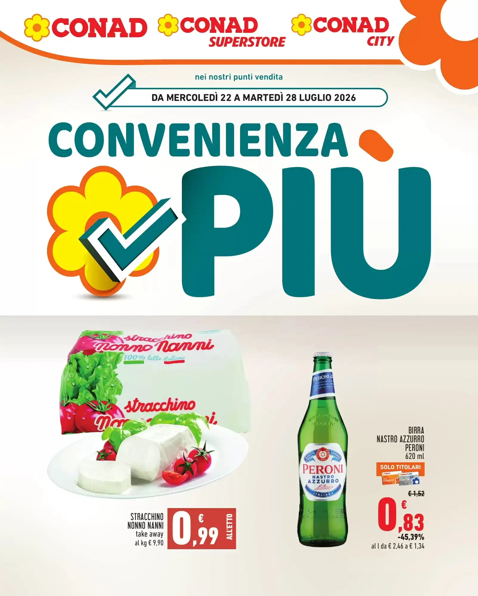 Copertina Conad - Volantino Conad