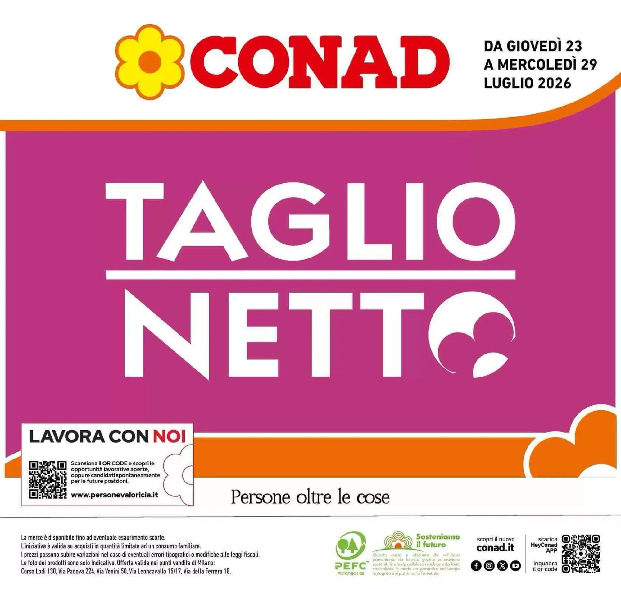 Copertina Conad - Volantino Conad