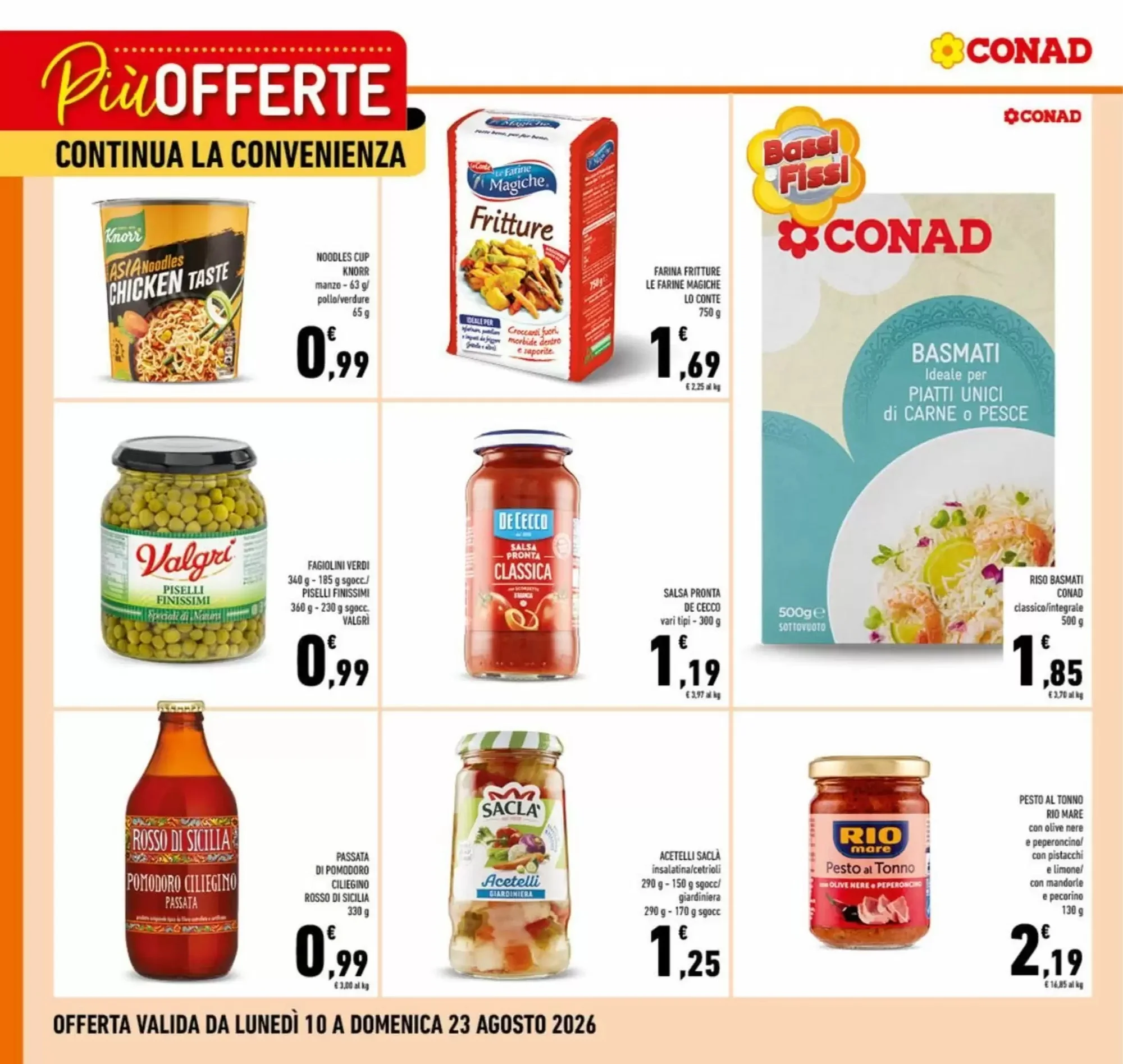 Copertina Conad - Volantino Conad