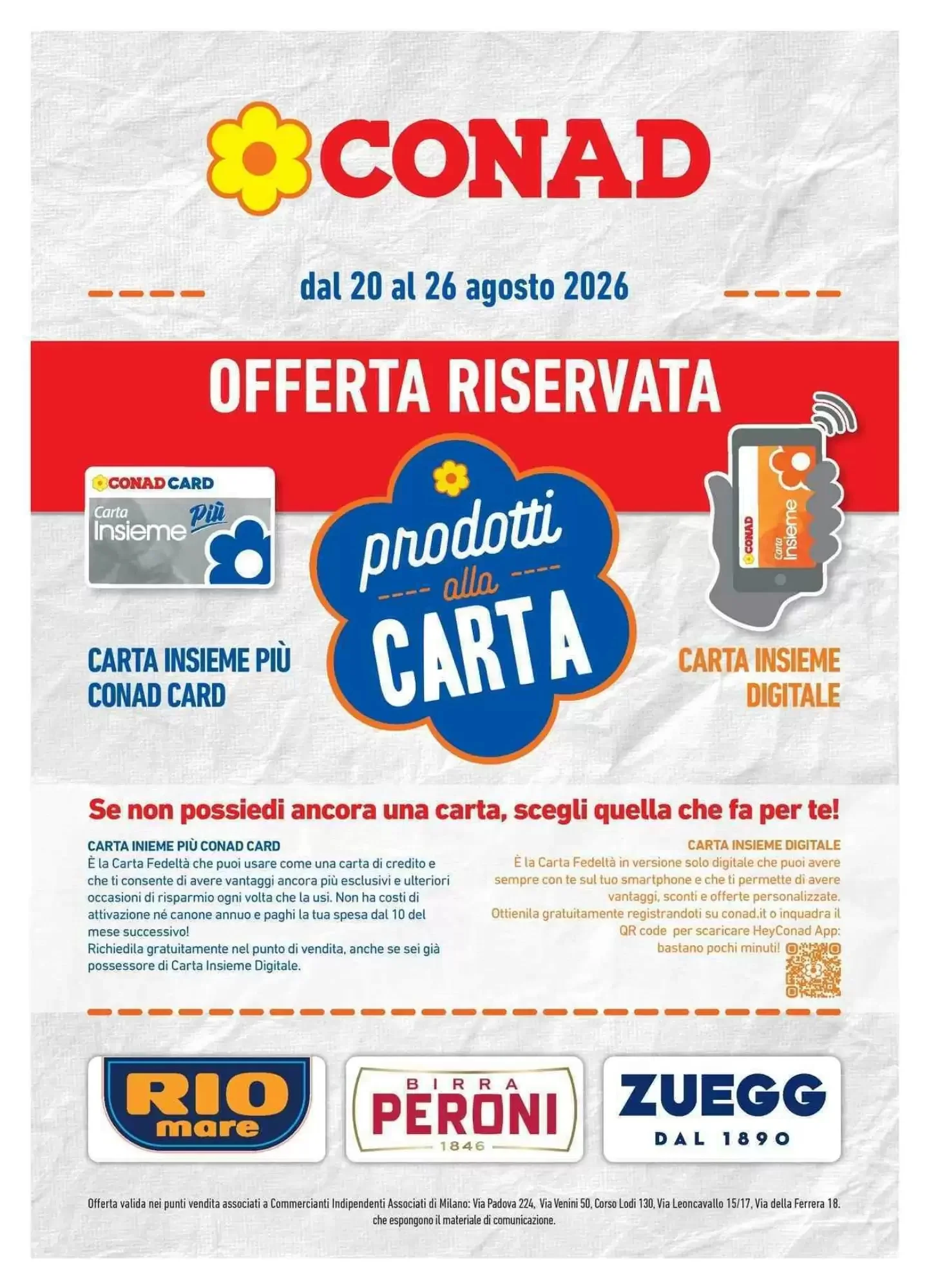Copertina Conad - Volantino Conad