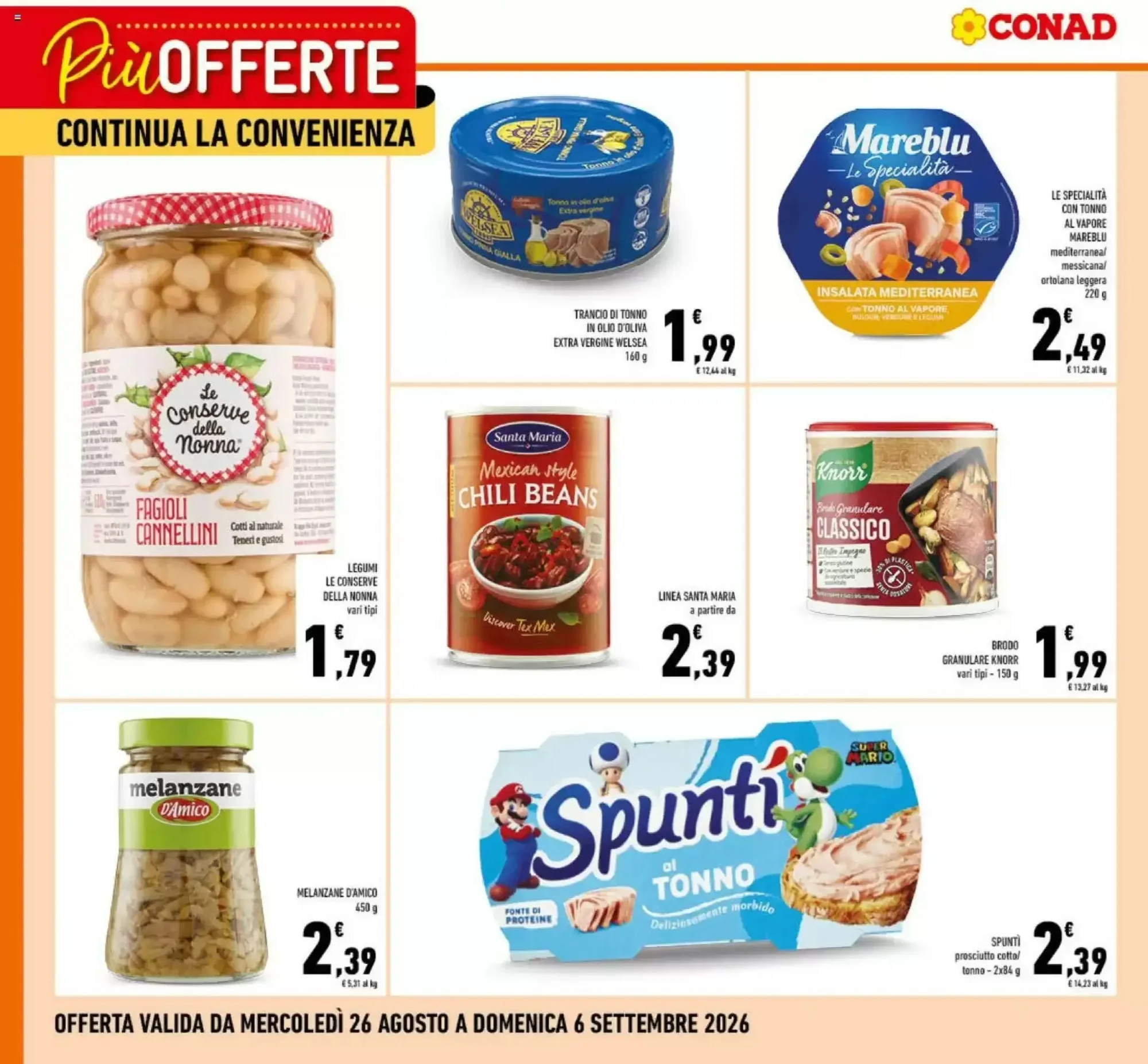 Copertina Conad - Volantino Conad