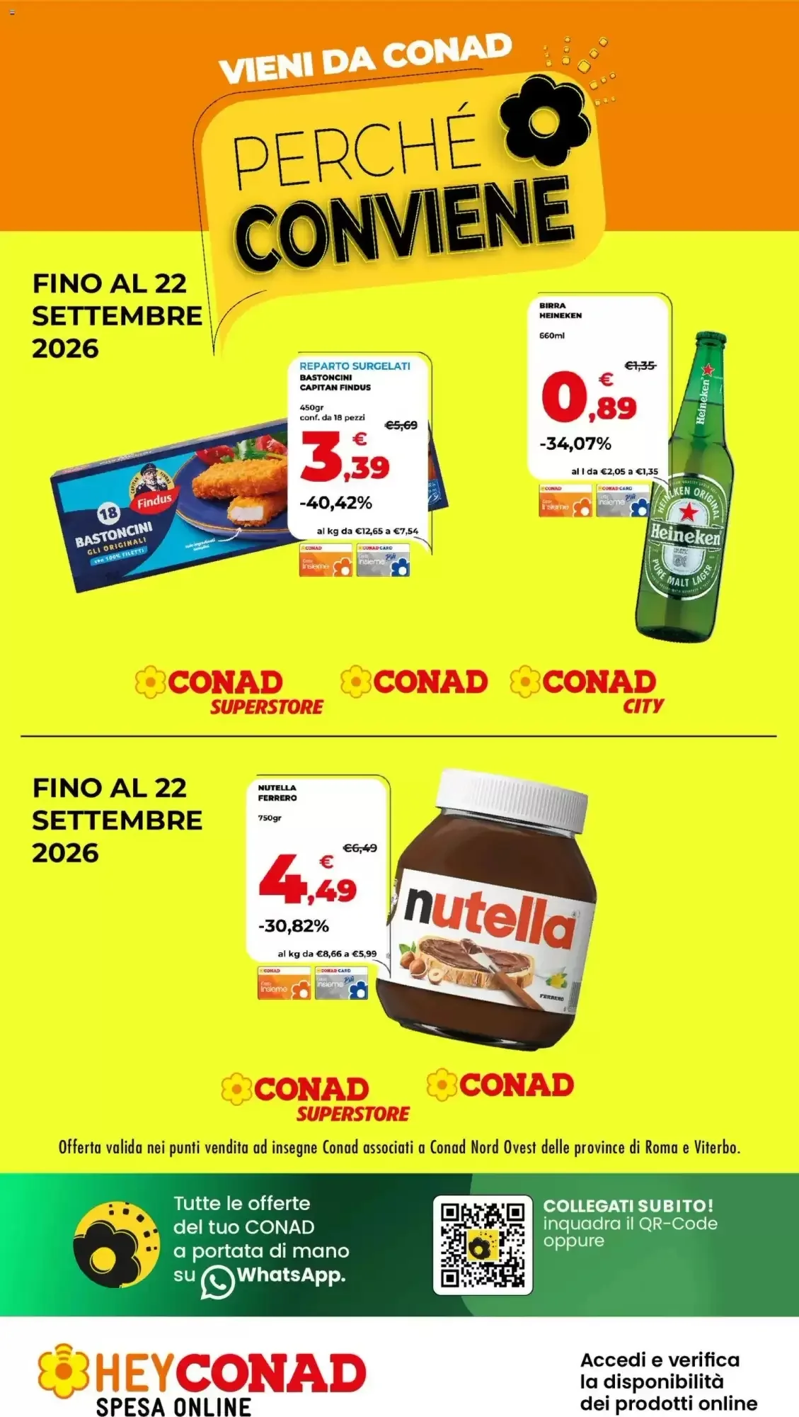 Copertina Conad - Volantino Conad