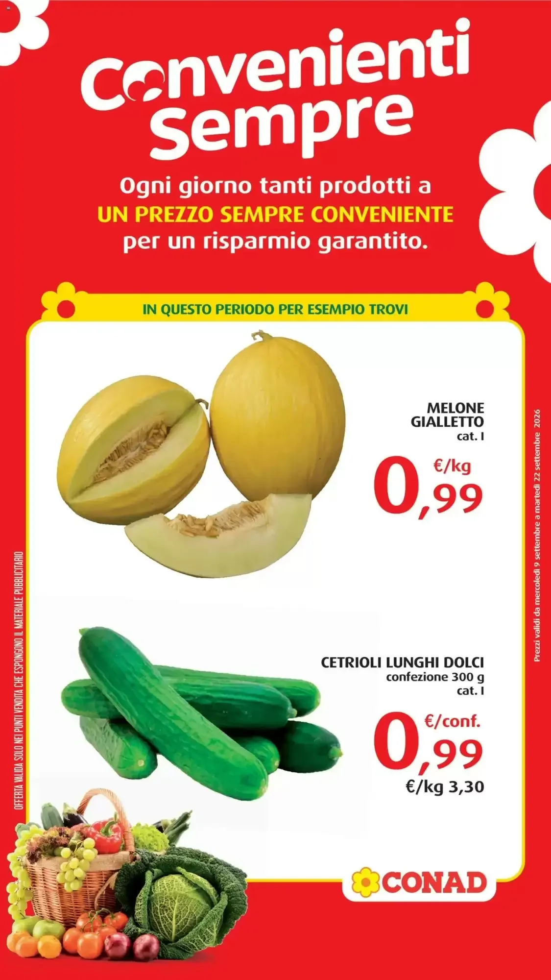 Copertina Conad - Volantino Conad