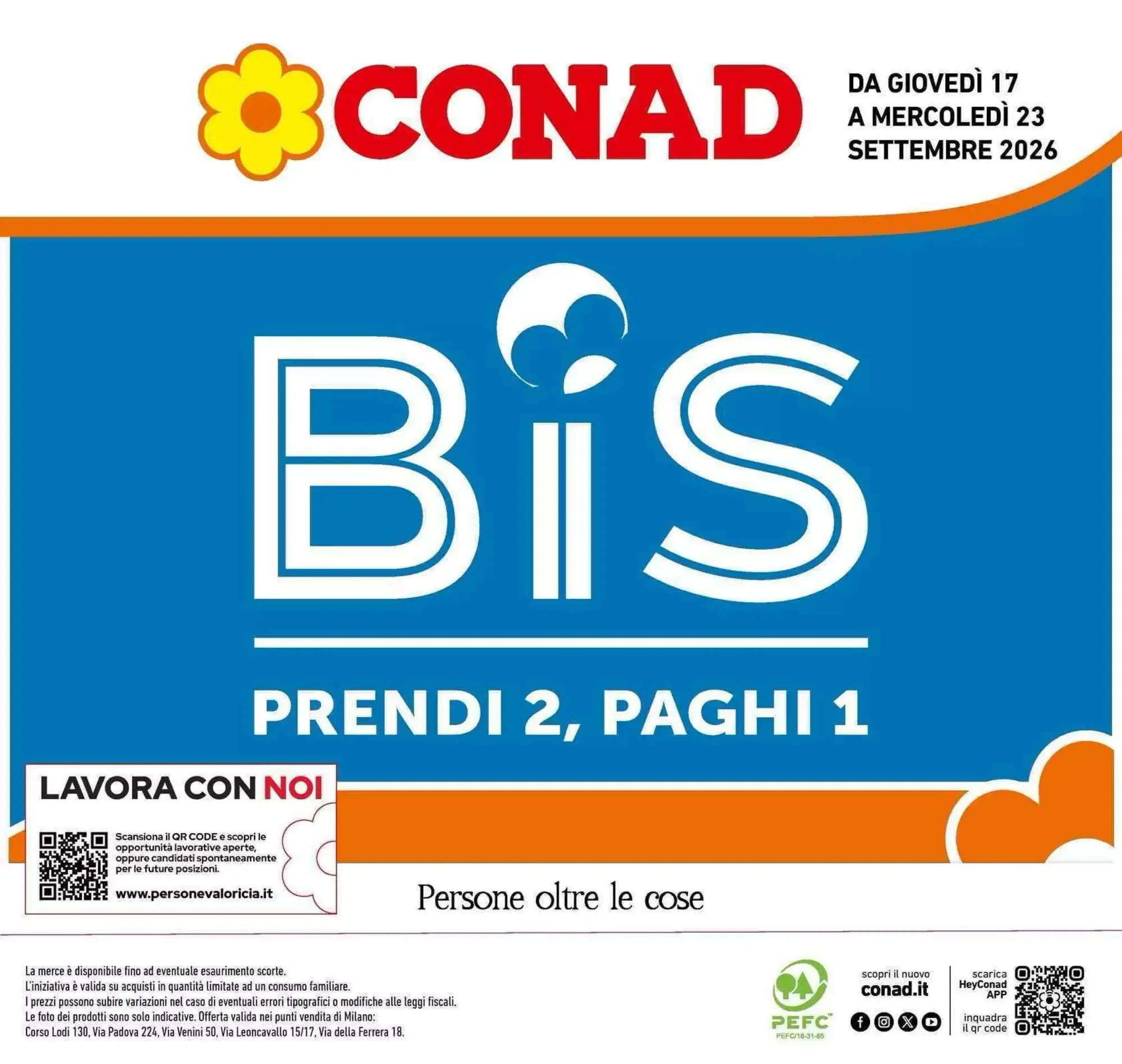 Copertina Conad - Volantino Conad