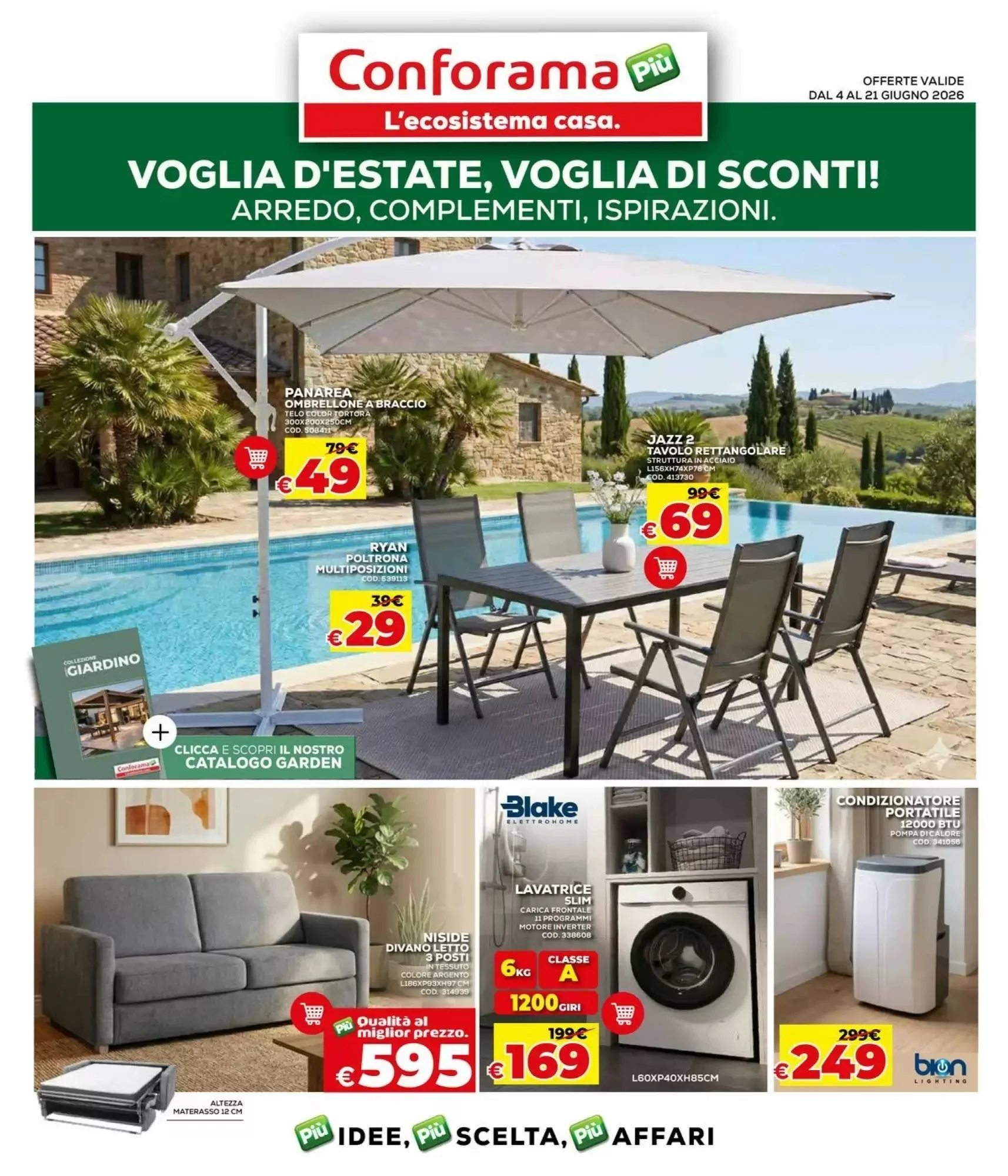 Copertina Conforama - Volantino Conforama