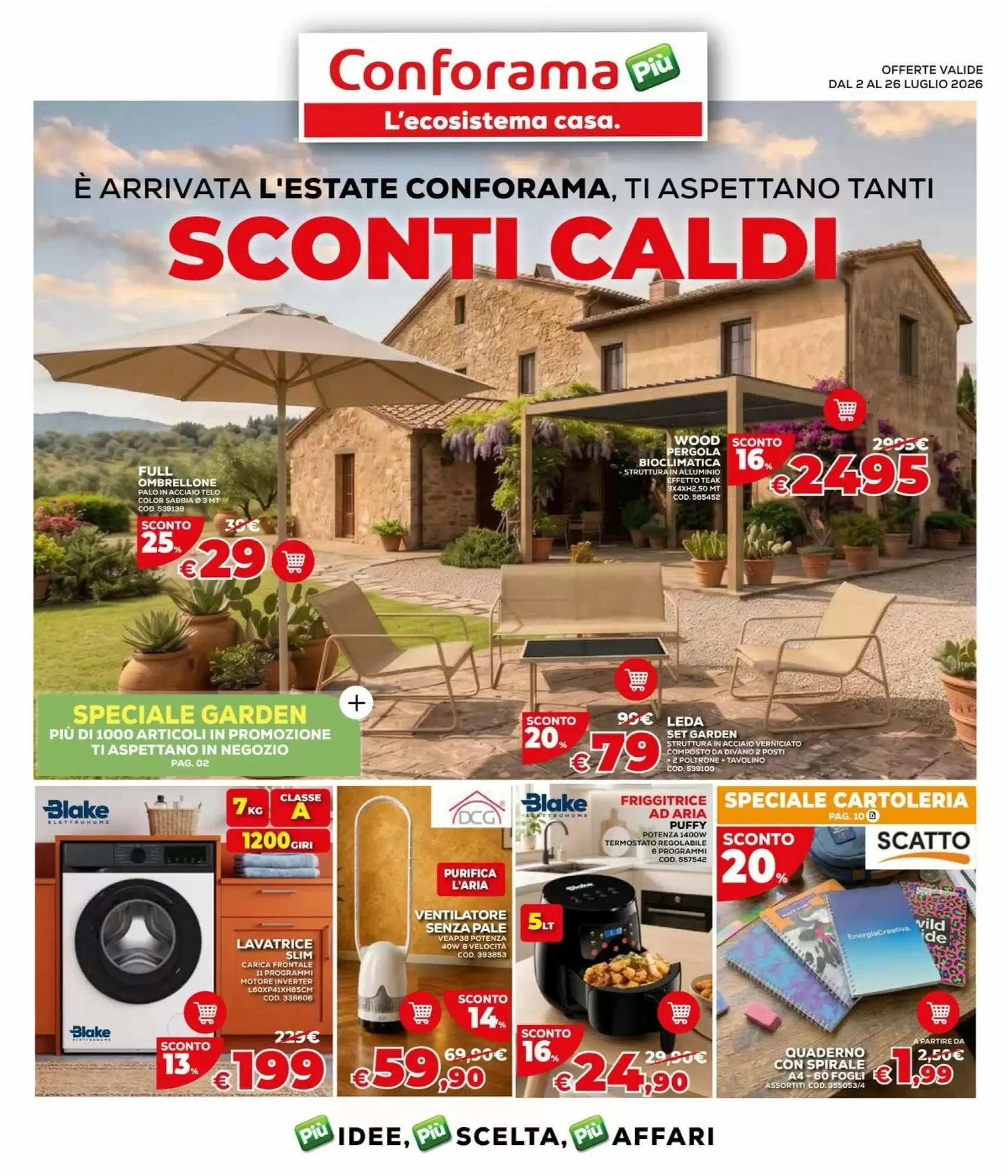 Copertina Conforama - Volantino Conforama
