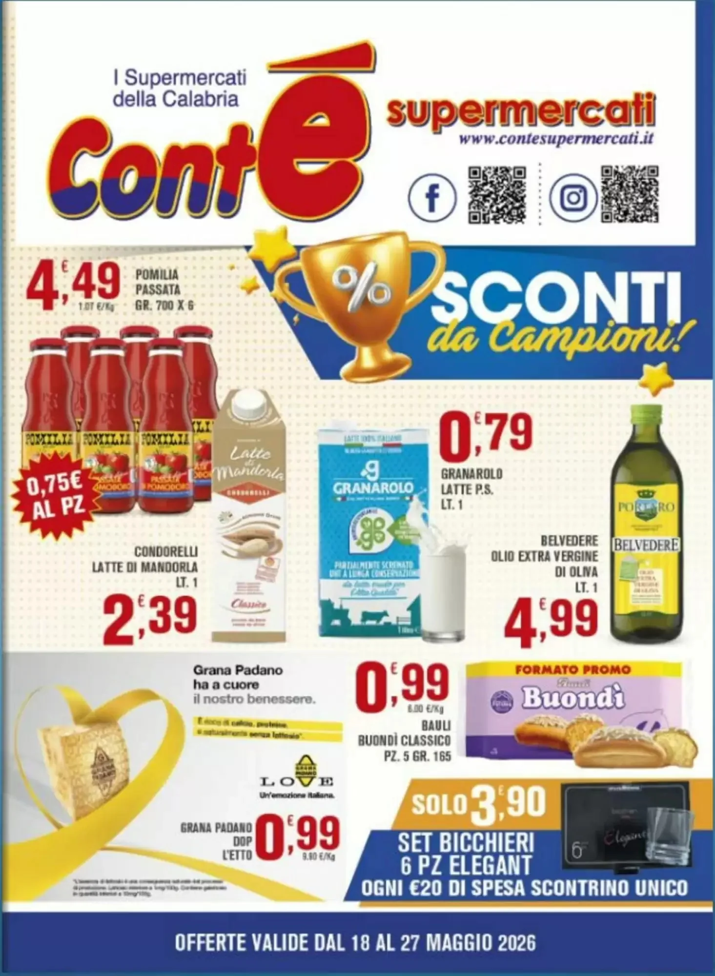 Copertina Conte Supermercati - Volantino Conte Supermercati