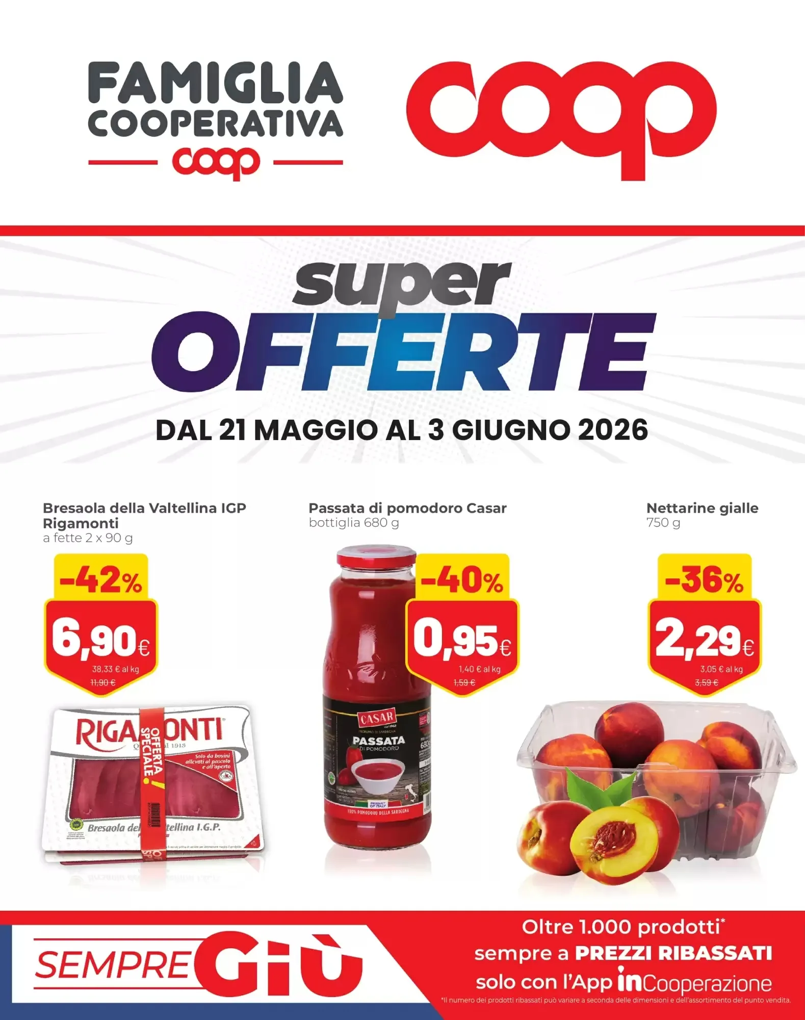 Copertina Coop Famiglia Cooperativa - Volantino Coop Famiglia Cooperativa