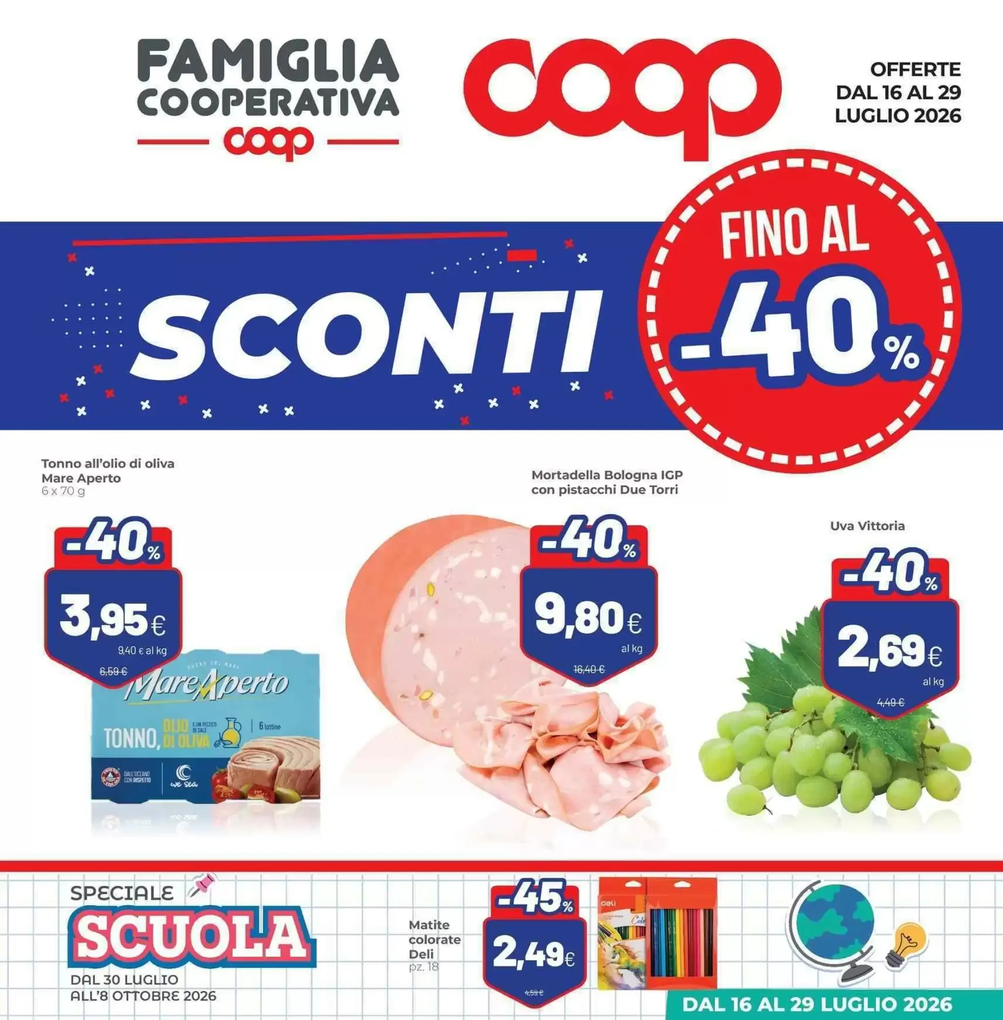 Copertina Coop Famiglia Cooperativa - Volantino Coop Famiglia Cooperativa