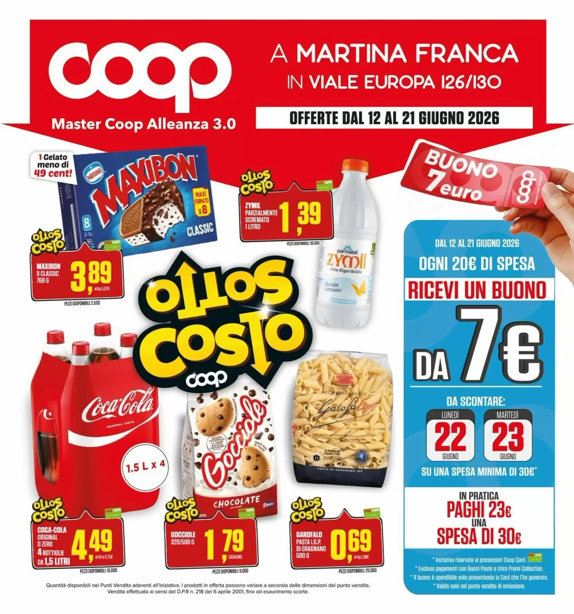 Copertina Coop Master Alleanza 30 - Volantino Coop Master Alleanza 30