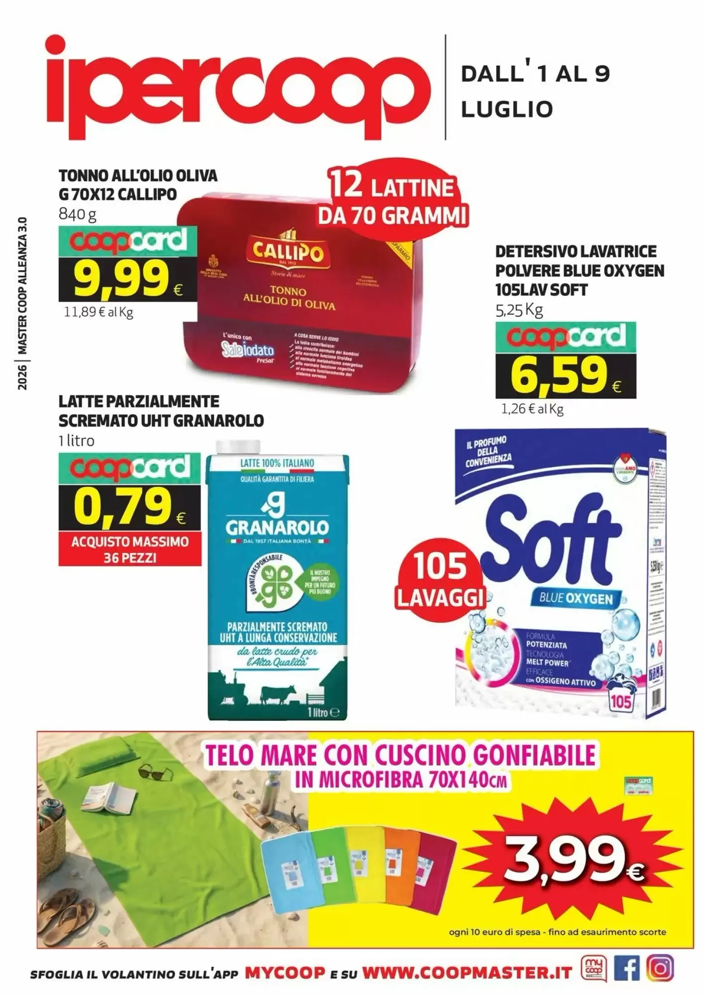 Copertina Coop Master Alleanza 30 - Volantino Coop Master Alleanza 30