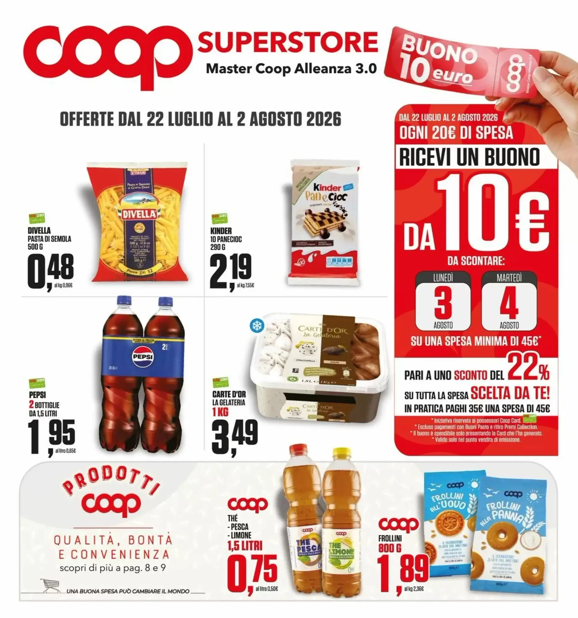 Copertina Coop Master Alleanza 30 - Volantino Coop Master Alleanza 30