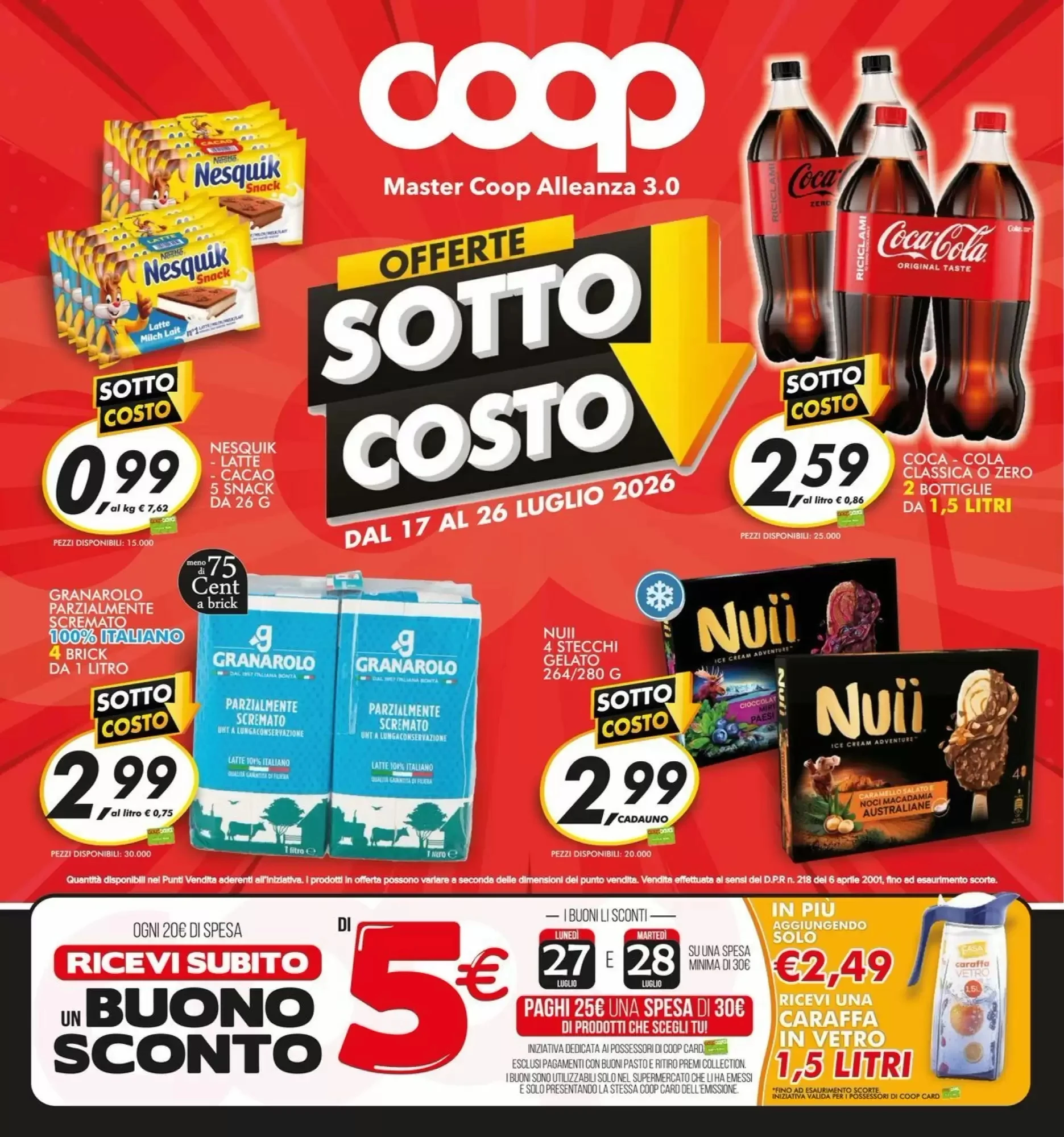 Copertina Coop Master Alleanza 30 - Volantino Coop Master Alleanza 30