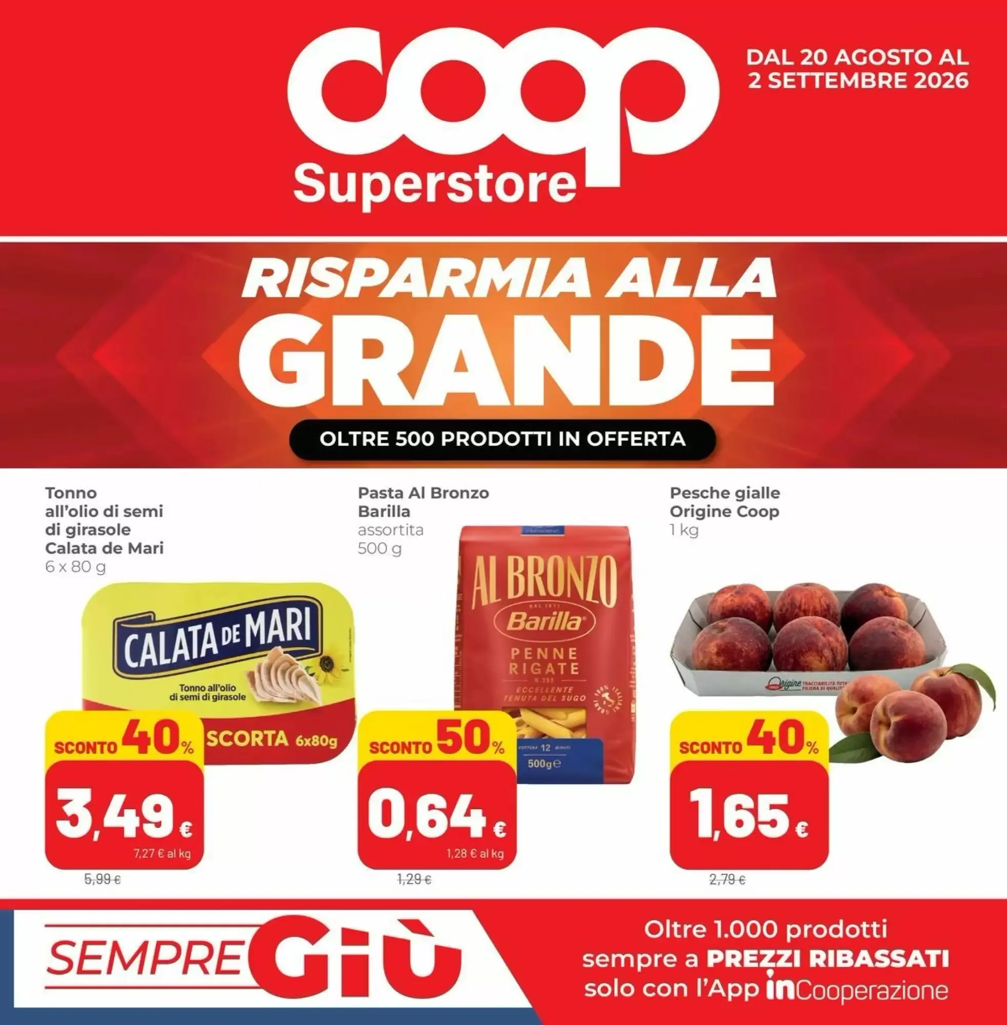 Copertina Coop Master Alleanza 30 - Volantino Coop Master Alleanza 30