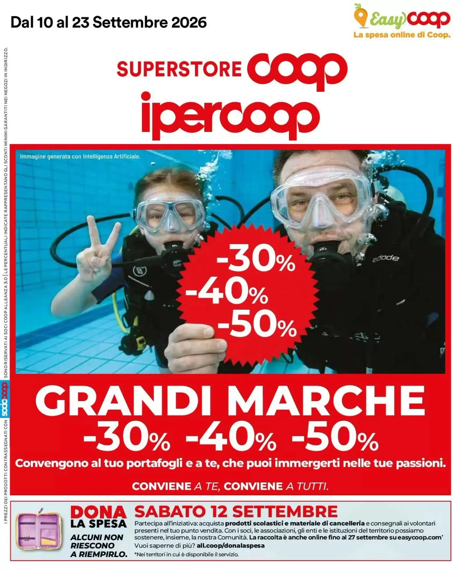 Copertina Coop Master Alleanza 30 - Volantino Coop Master Alleanza 30