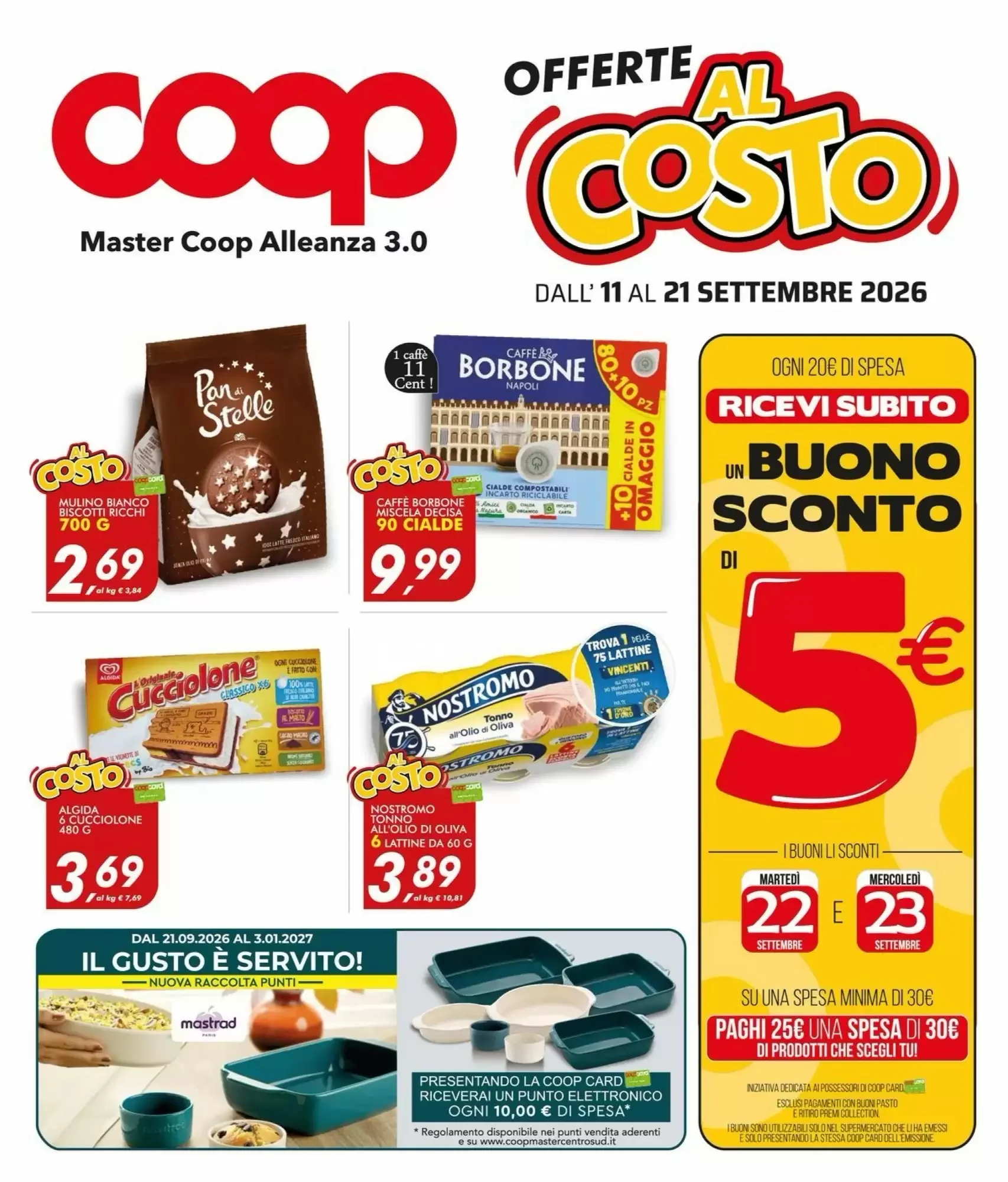 Copertina Coop Master Alleanza 30 - Volantino Coop Master Alleanza 30