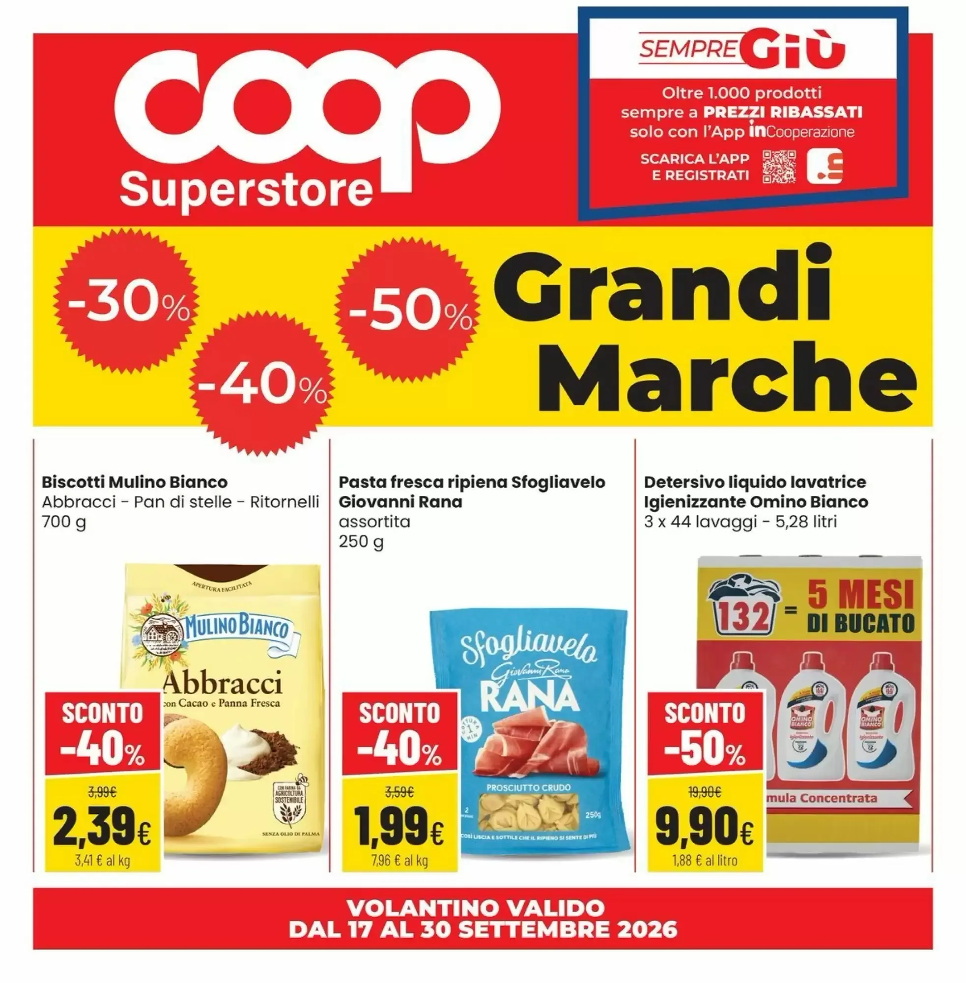 Copertina Coop Master Alleanza 30 - Volantino Coop Master Alleanza 30