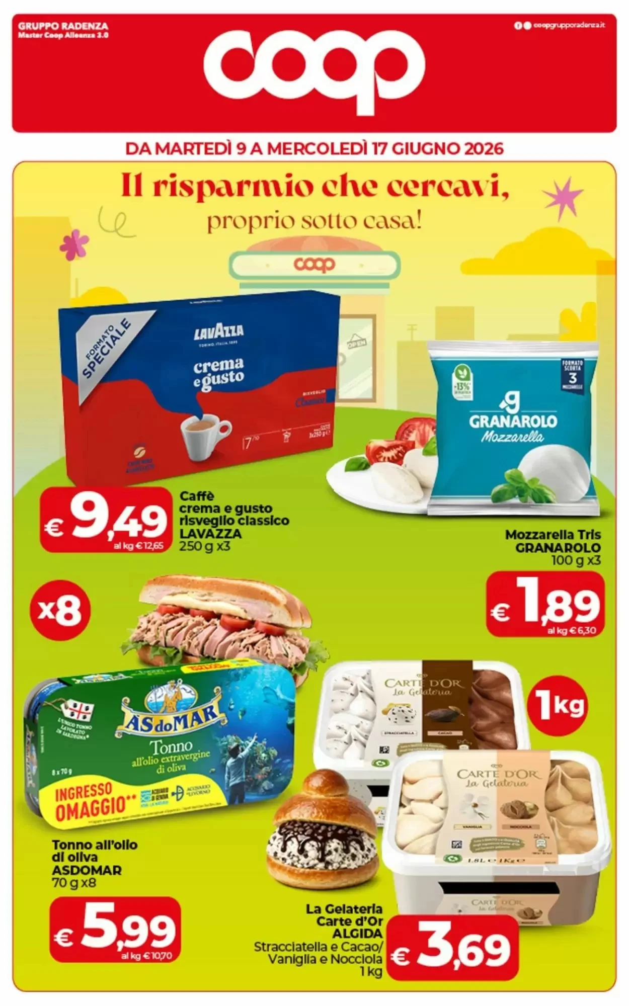 Copertina Coop Radenza - Volantino Coop Radenza