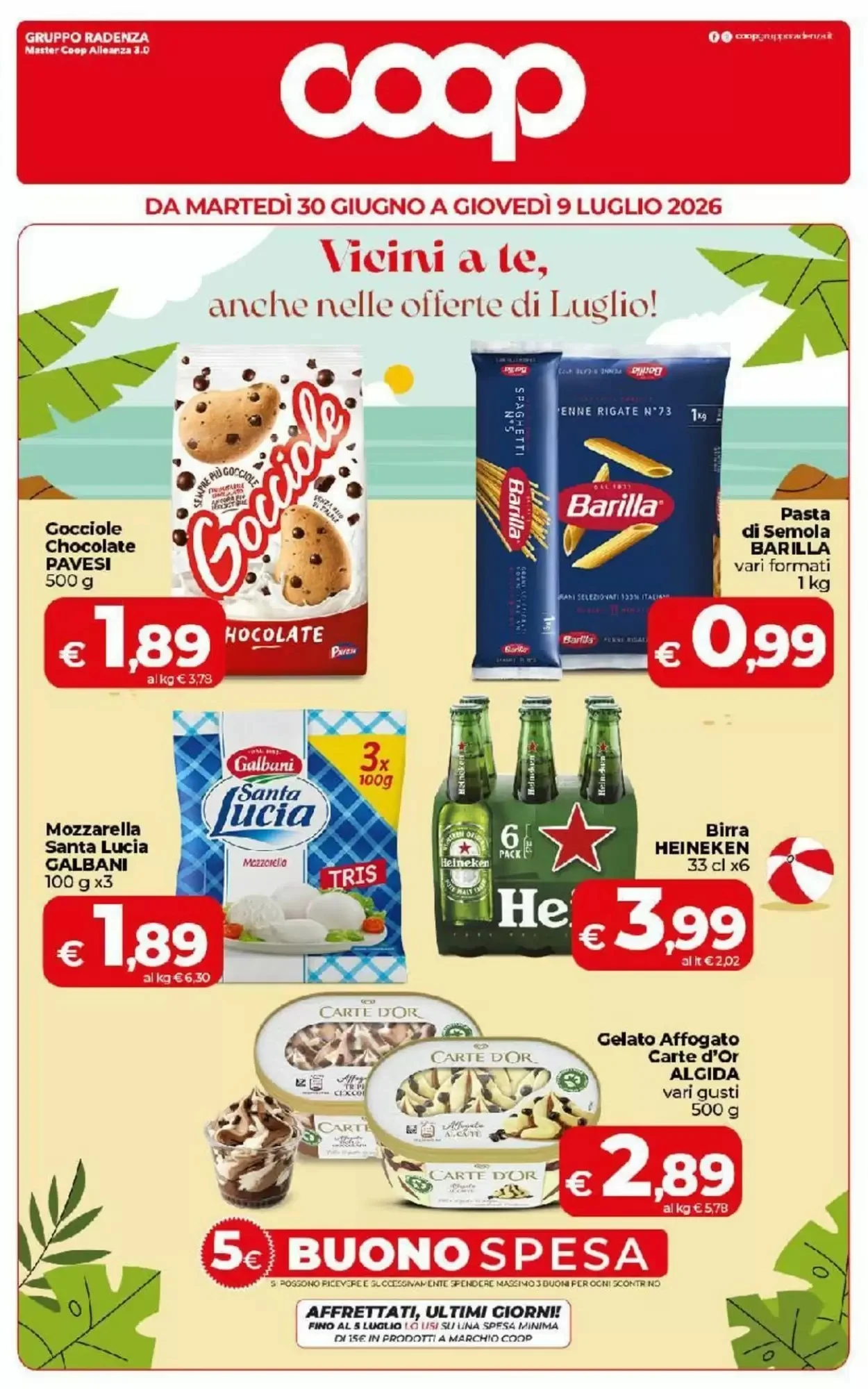 Copertina Coop Radenza - Volantino Coop Radenza