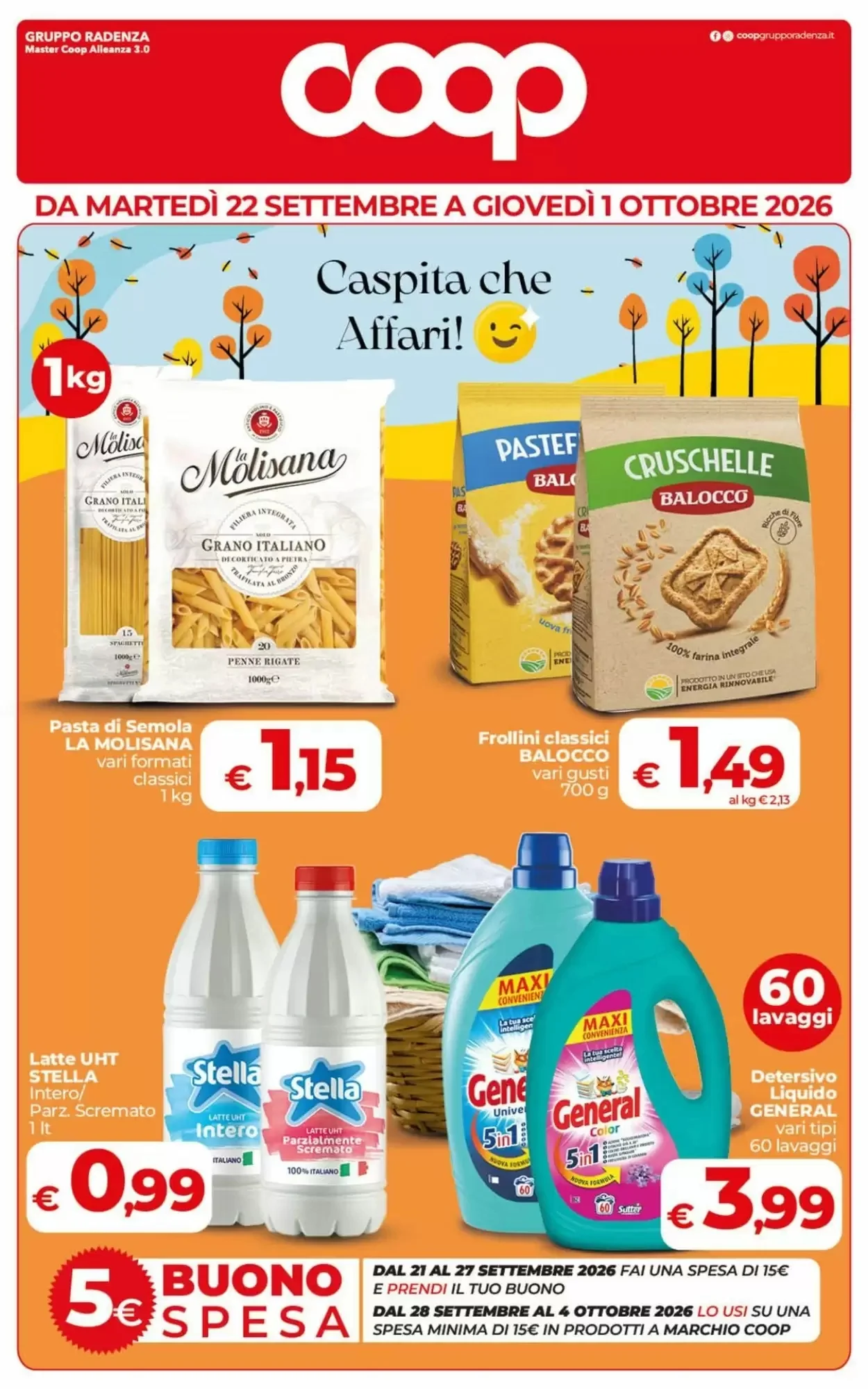 Copertina Coop Radenza - Volantino Coop Radenza