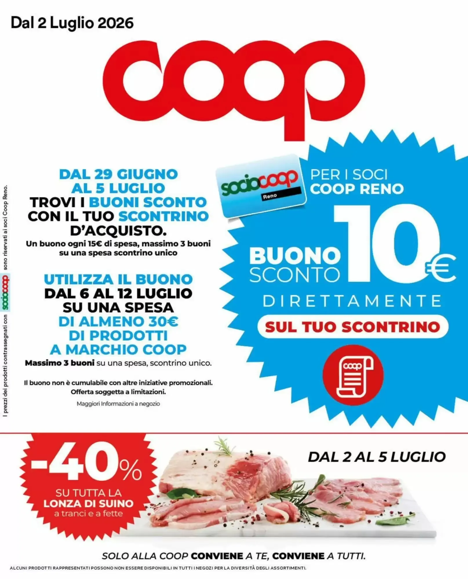 Copertina Coop Reno - Volantino Coop Reno