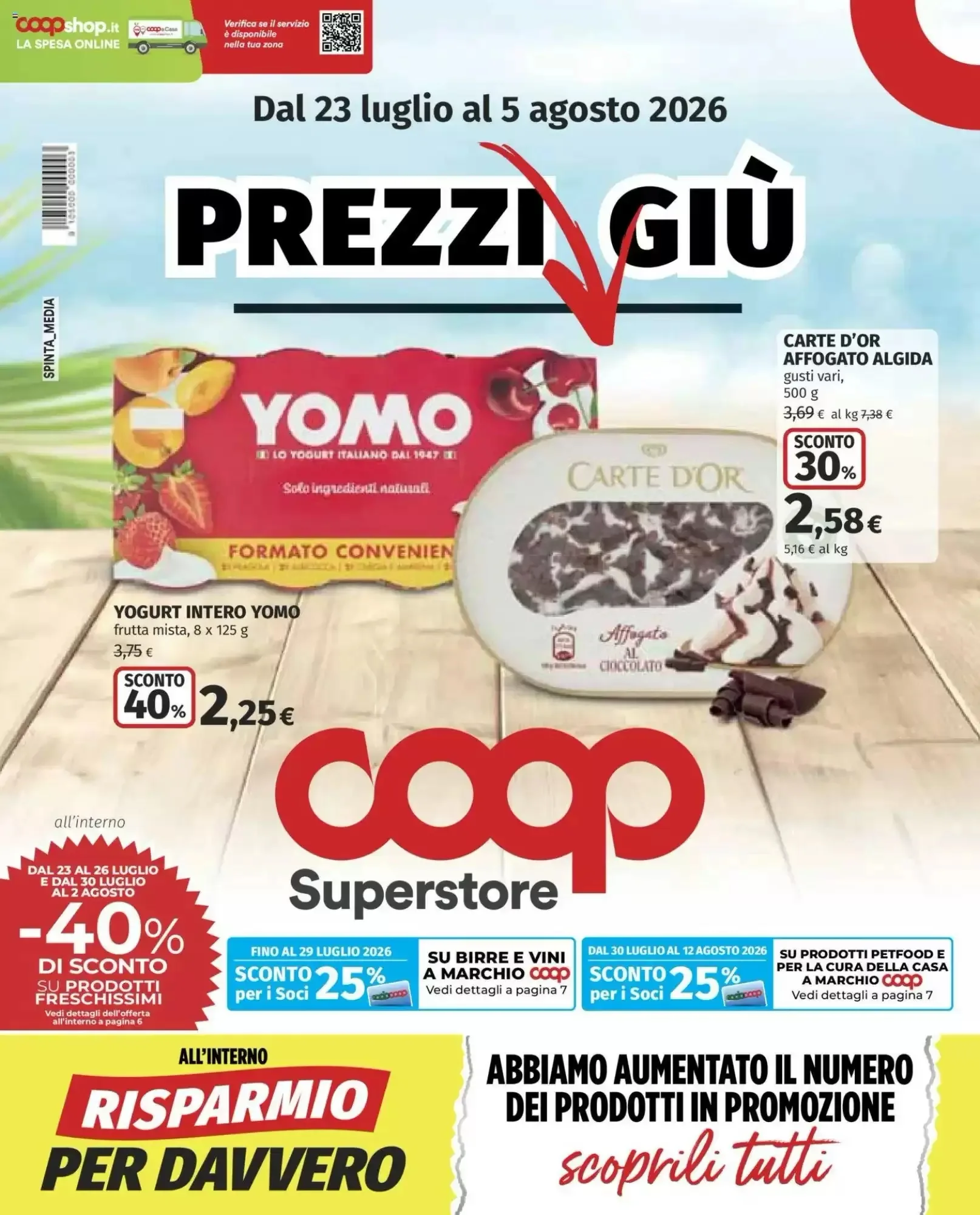 Copertina Coop | Salute - Volantino Coop | Salute