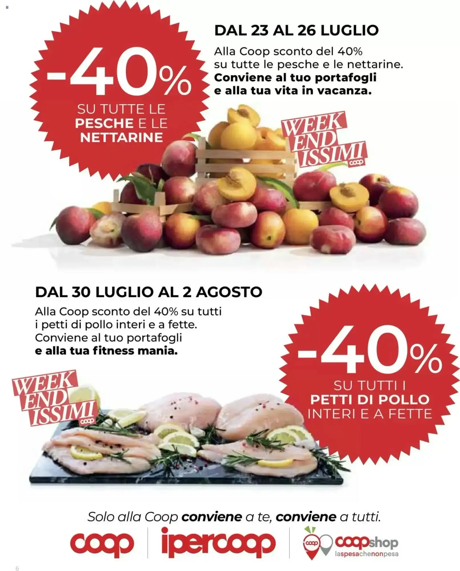 Volantino Coop | Salute Volantino Coop | Salute pagina 6