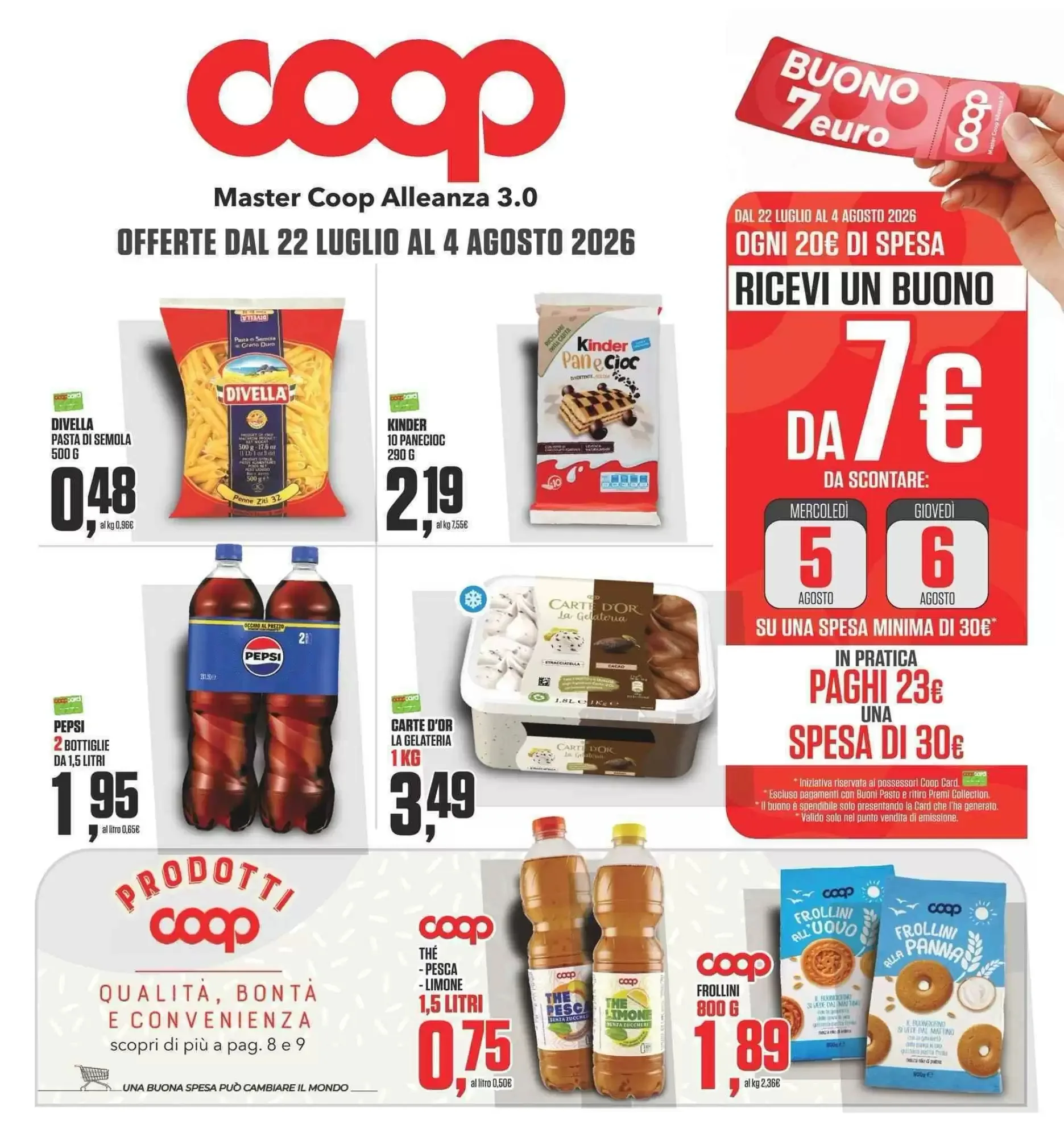 Copertina Coop | Salute - Volantino Coop | Salute