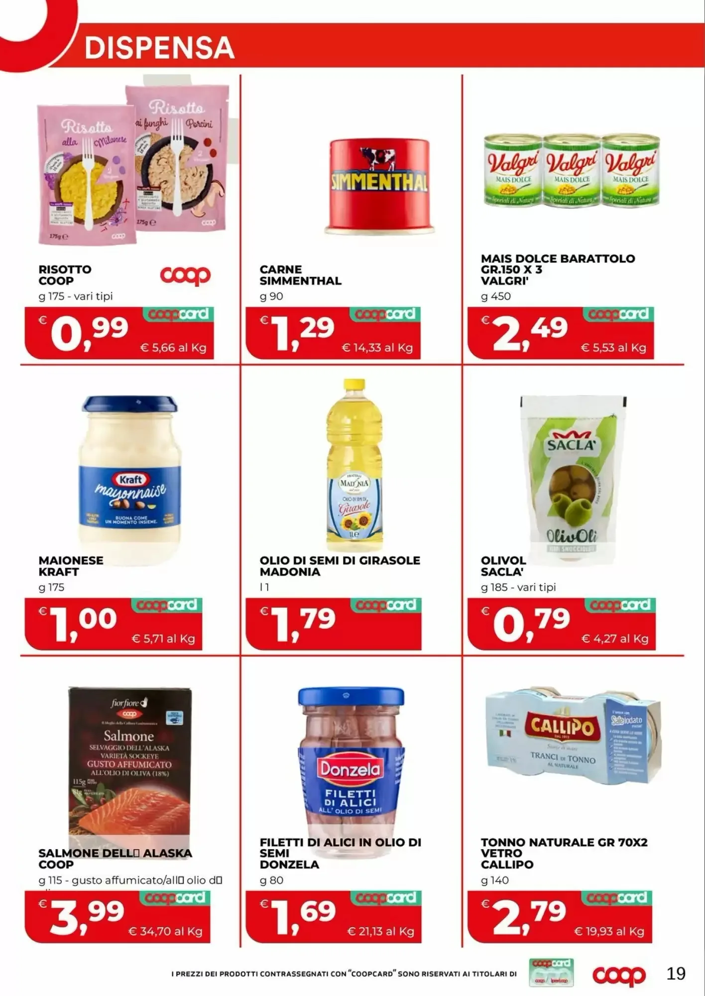 Volantino Coop | Salute Volantino Coop | Salute pagina 19