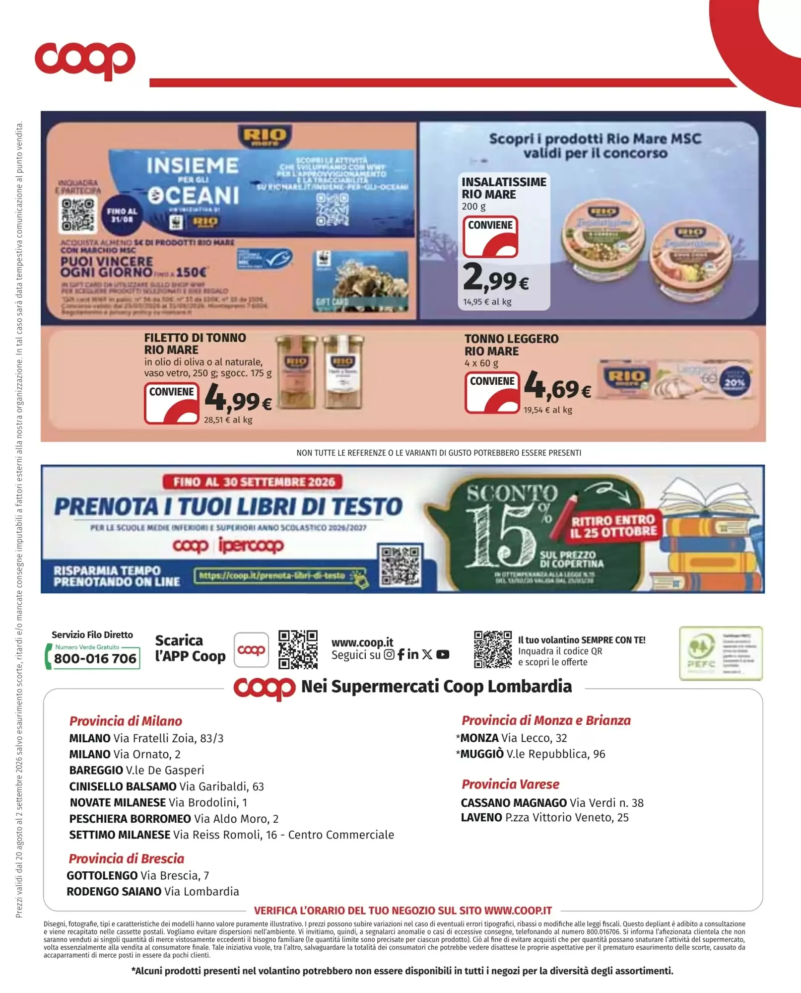 Volantino Coop | Salute Volantino Coop | Salute pagina 16