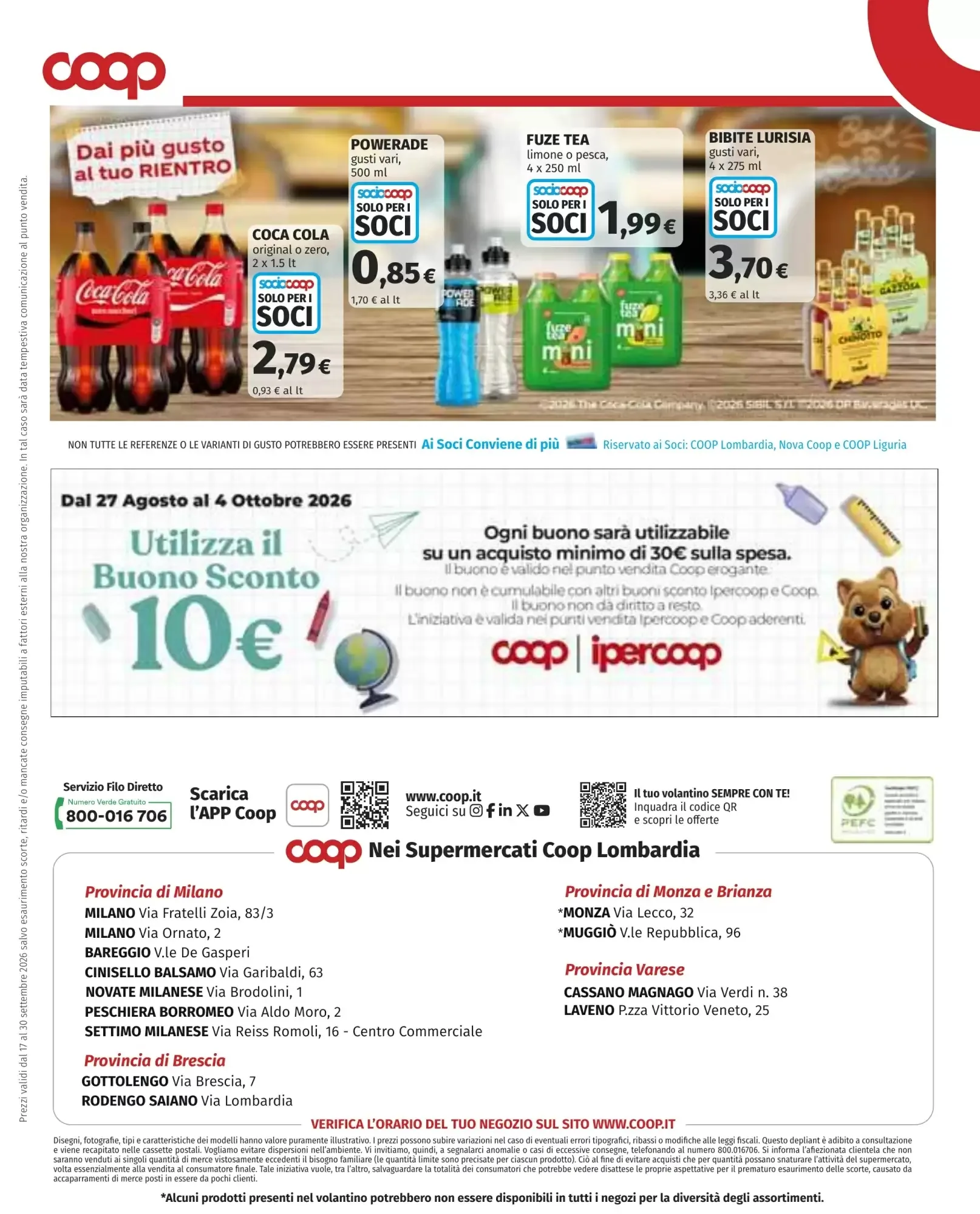 Volantino Coop | Salute Volantino Coop | Salute pagina 16